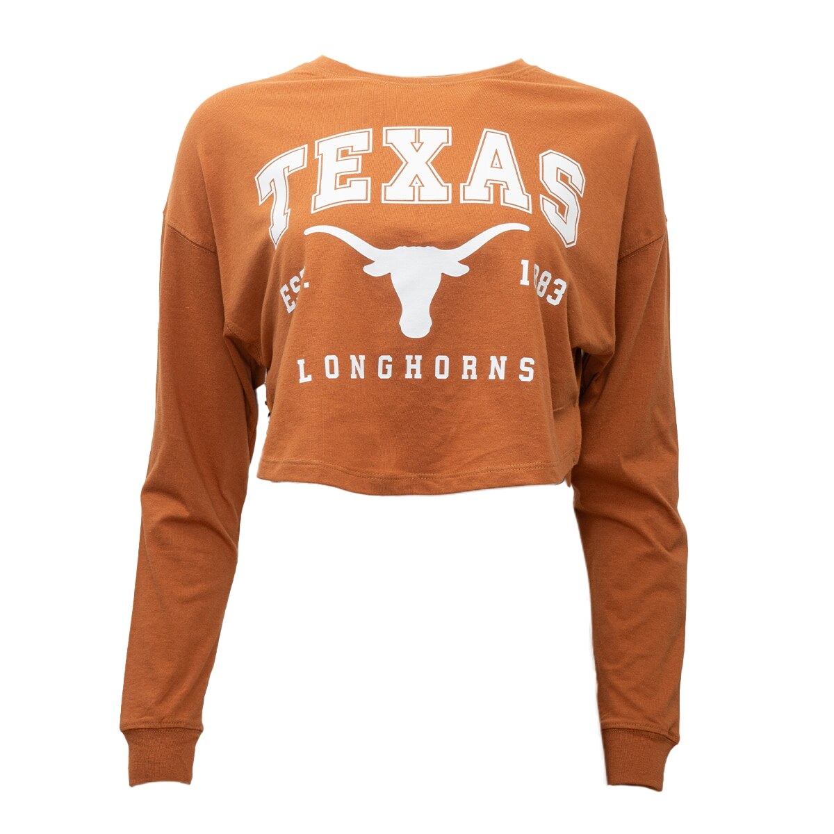 ZooZatz Texas Longhorns Collegiate Long Sleeve CropTee