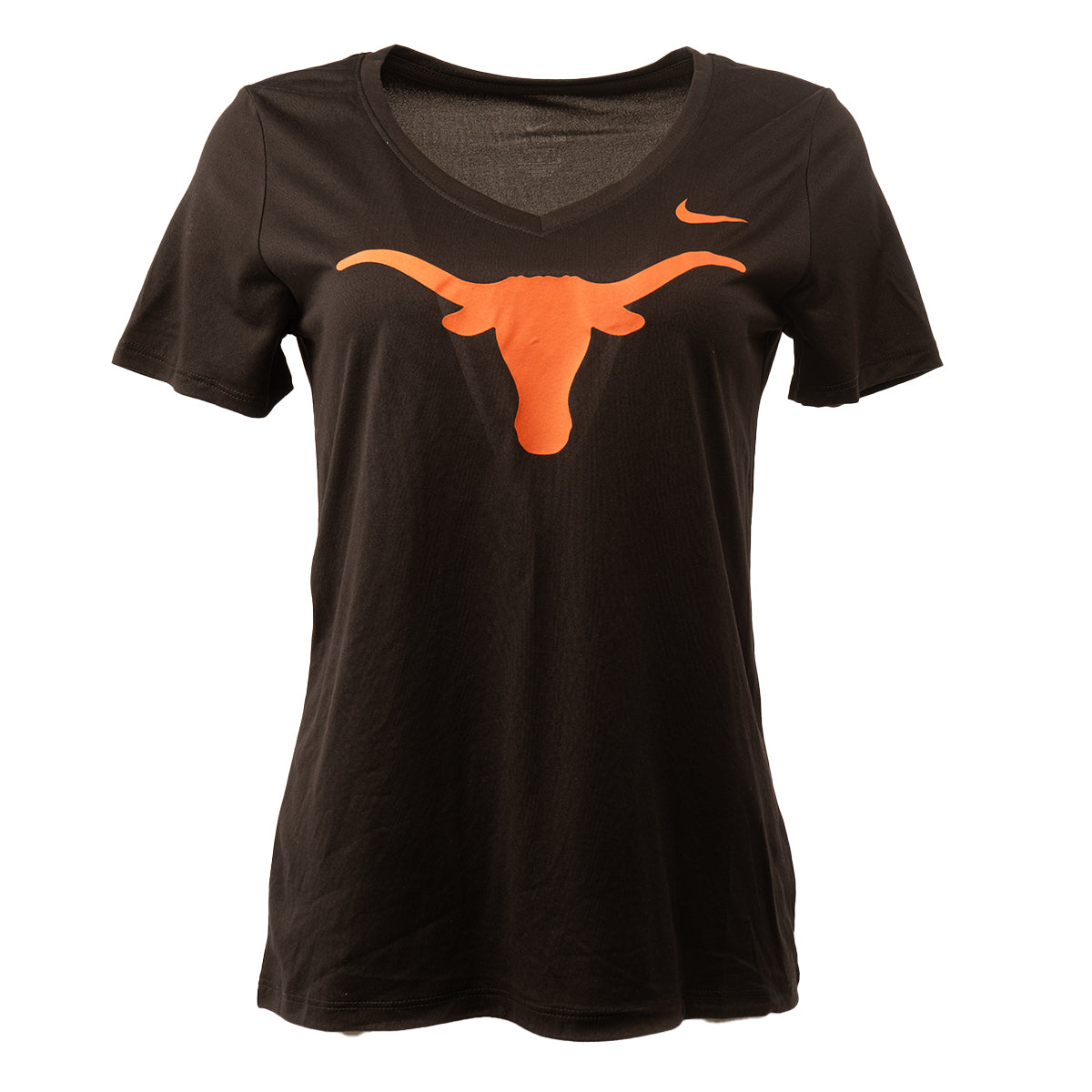 Nike Ladies Longhorn Dri-FIT V-Neck Tee
