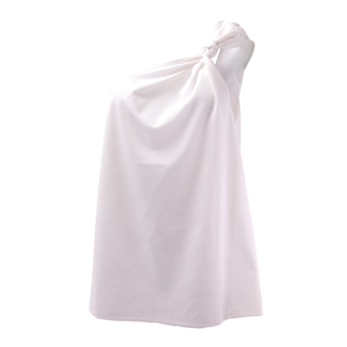 One Shoulder Woven Top