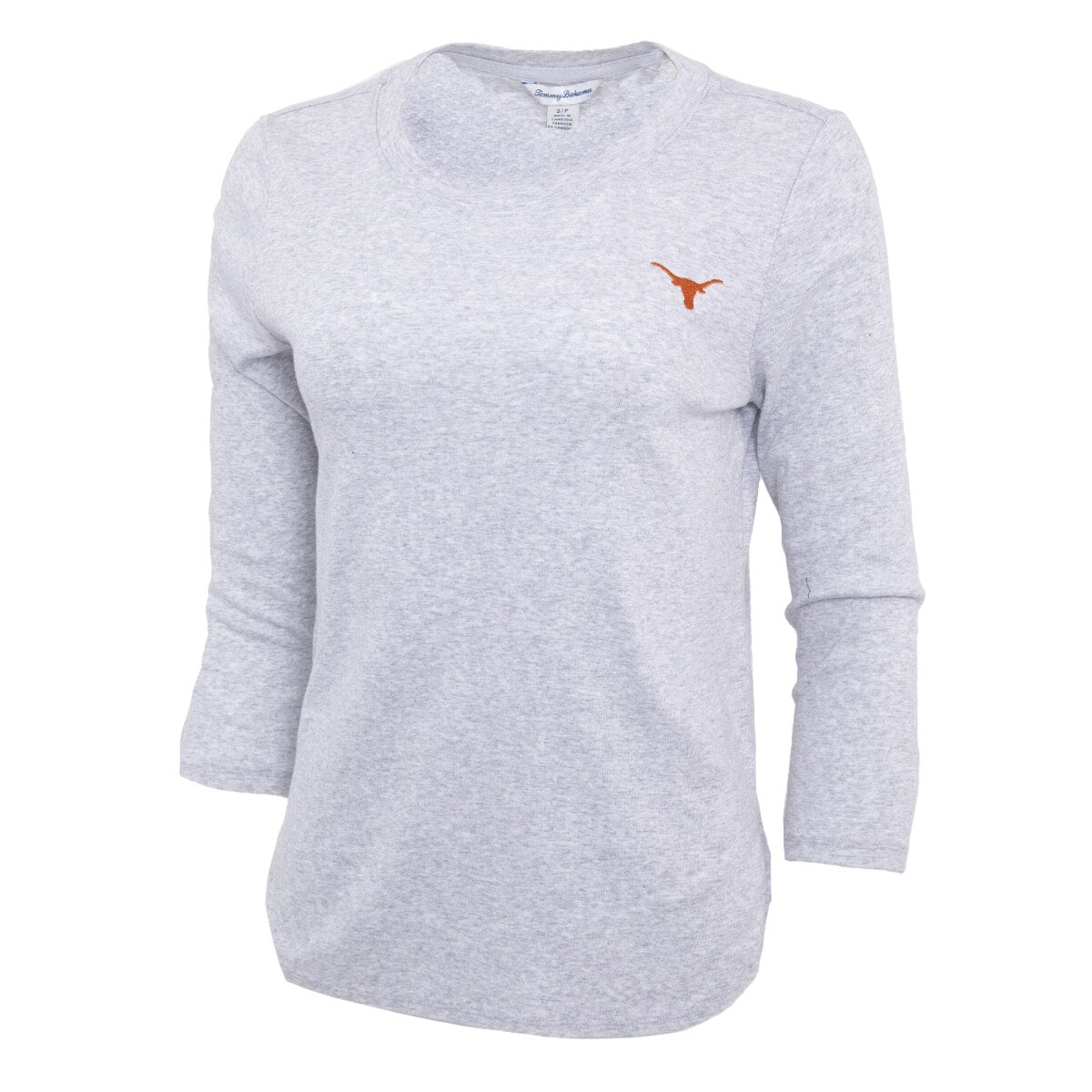 Tommy Bahama Women's Ashby Isles Rib 3/4 Sleeve Scoop Top - Summer Grey Heather*