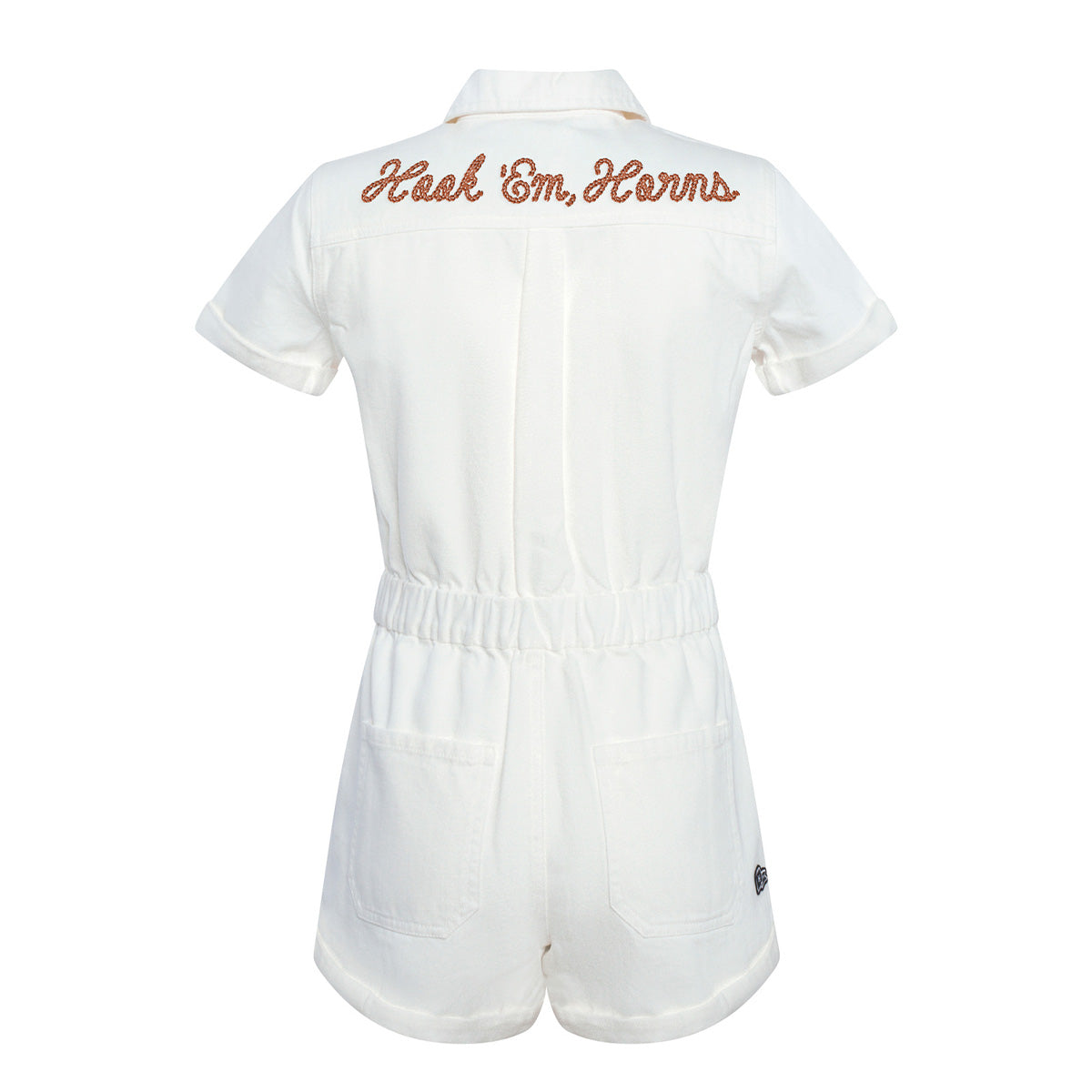Hype And Vice Texas Longhorns Denim Romper