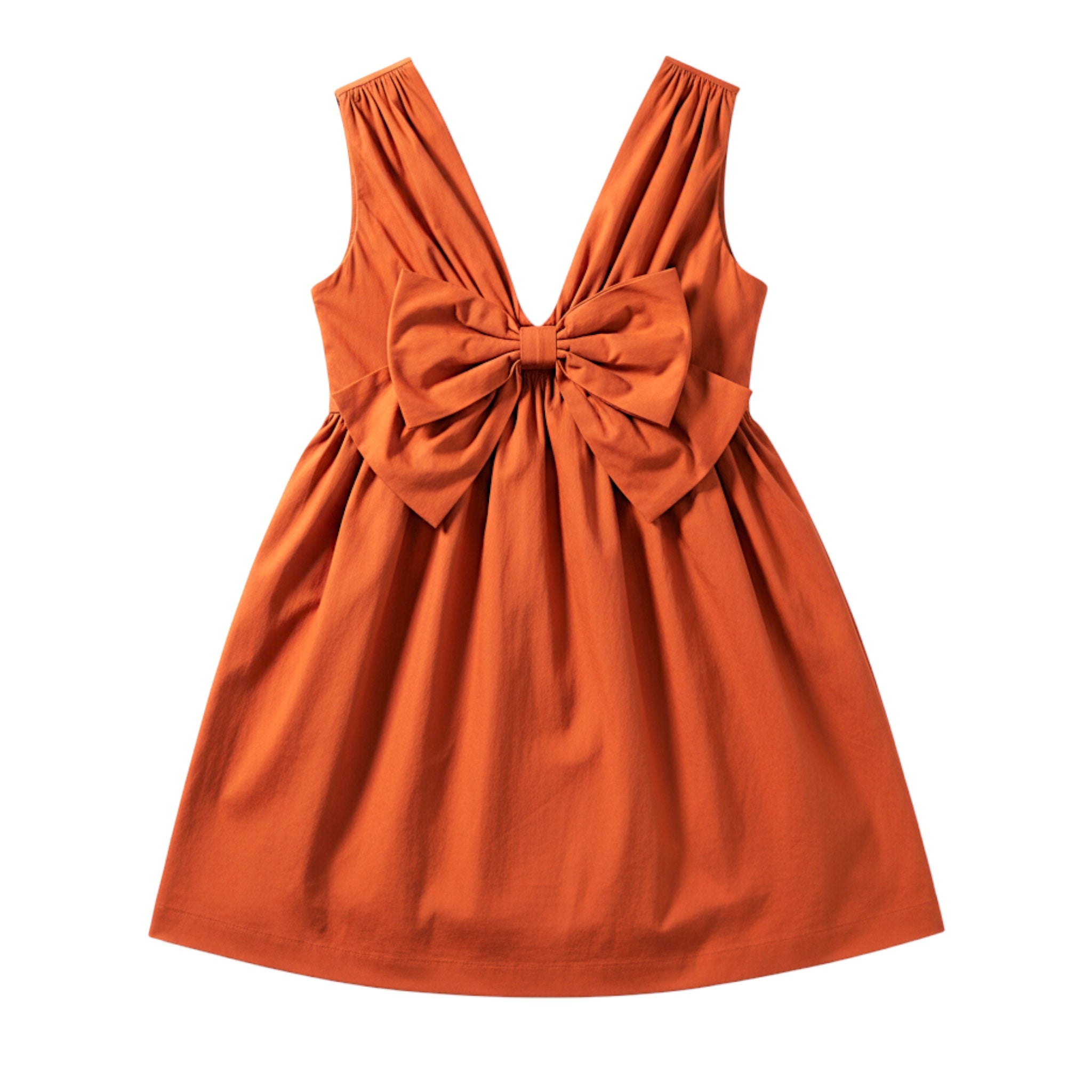 The Dani Bow Dress by j.marie | University Co-op Burnt Orange / M