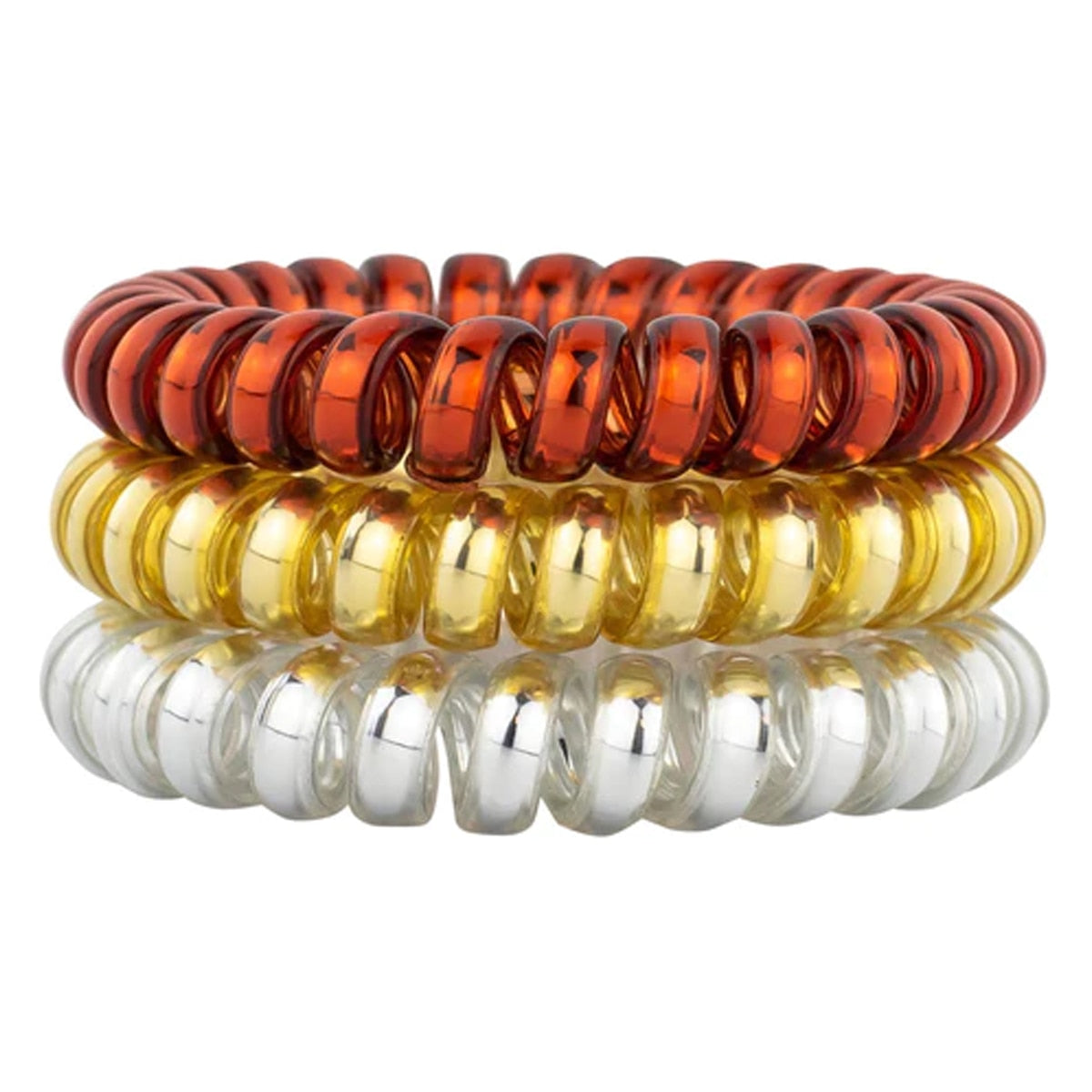 Fire & Gold Hair Ties Set