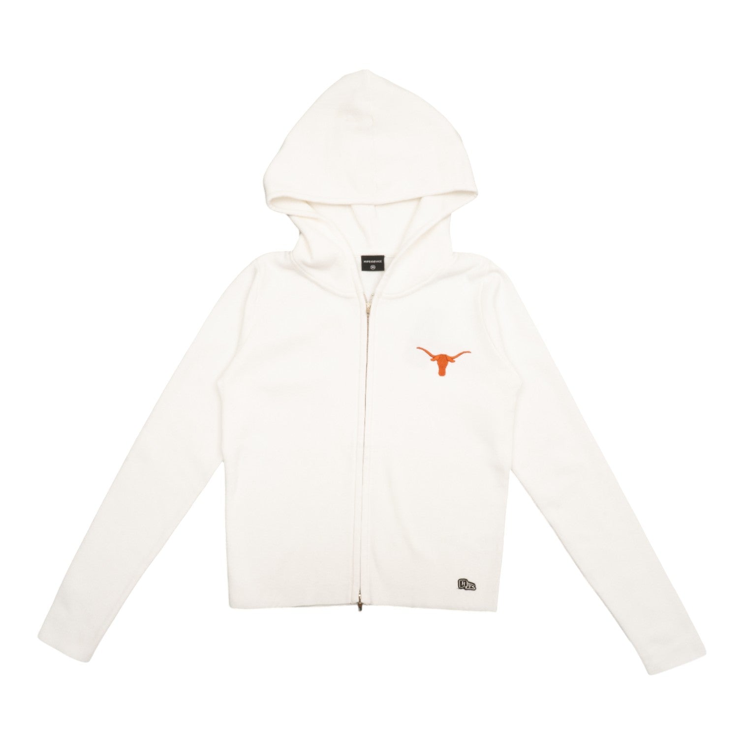 Hype and Vice Texas Longhorns Rib Zip-Up Hoodie