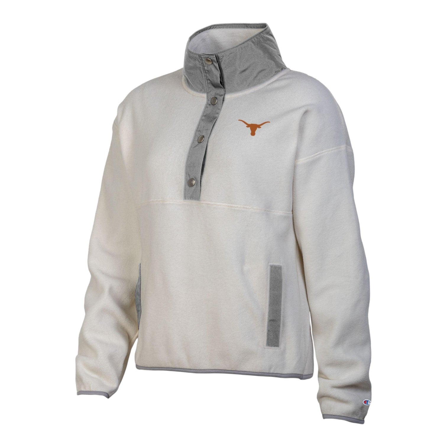 Champion Texas Longhorns Stadium Micro Polar 1/2 Snap