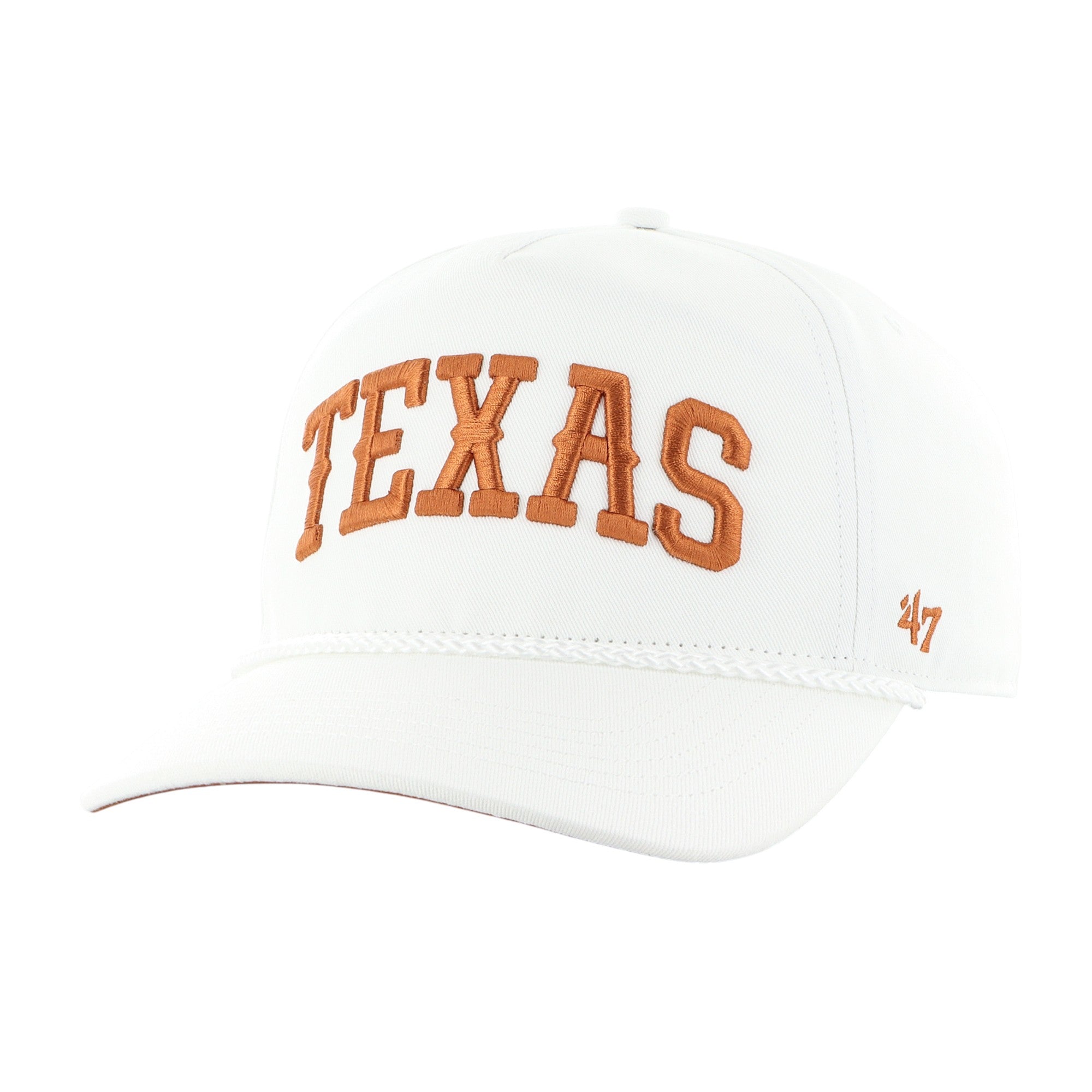Texas Longhorns '47 Embroidered White Rope Hitch Hat