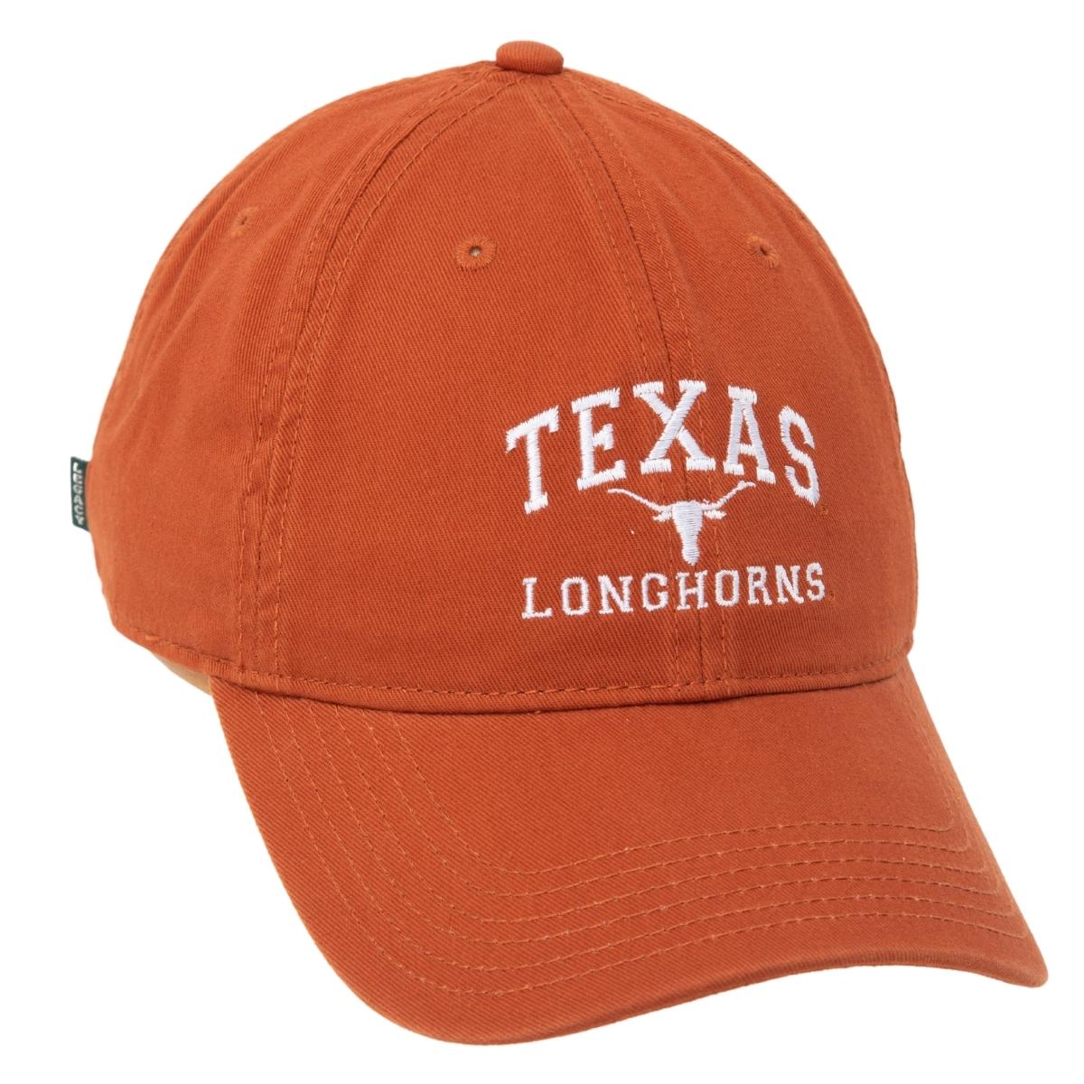 Texas Longhorns Arched EZA Relaxed Twill Adjustable Cap