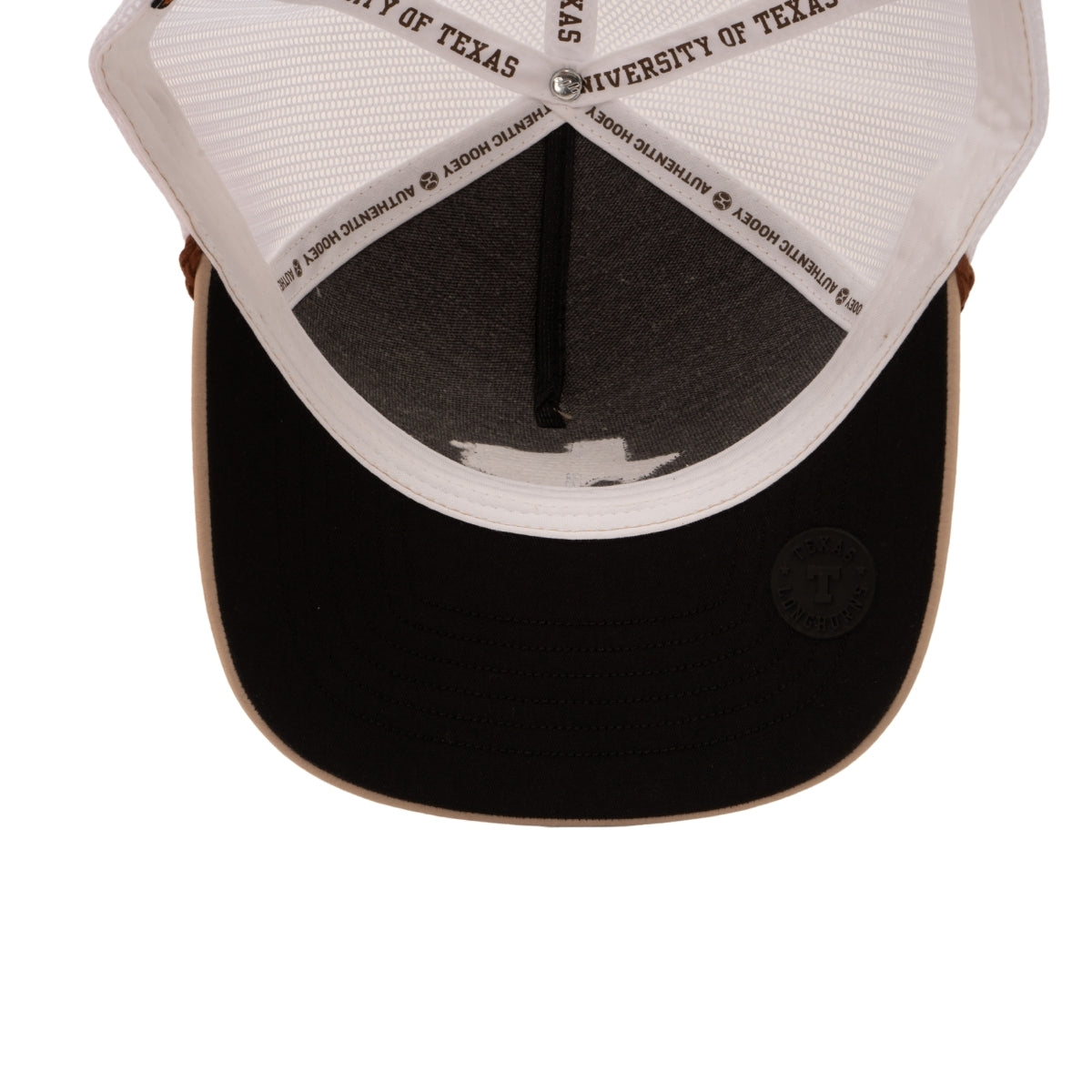 Hooey Texas Longhorns State Leather Patch Hat