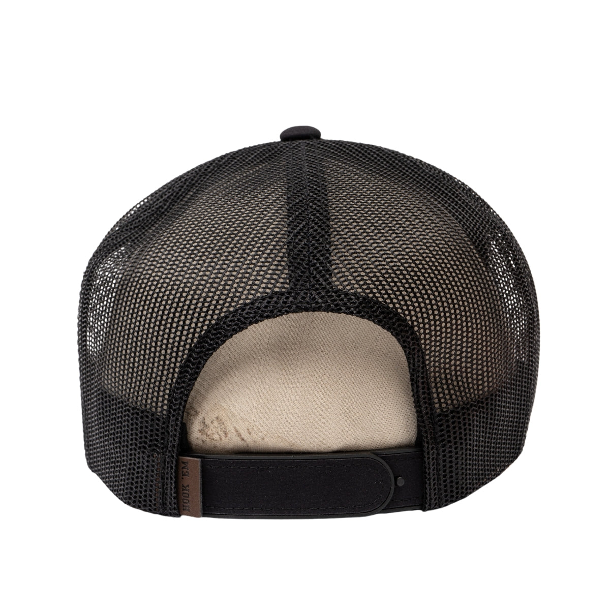 Hooey Texas Longhorns Leather Patch Trucker Hat