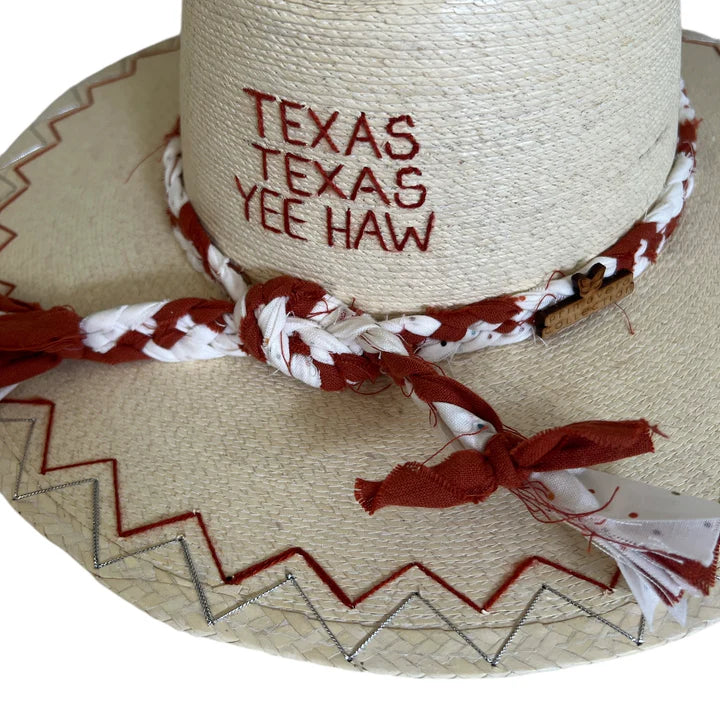 Texas Yee Haw Heart Hat