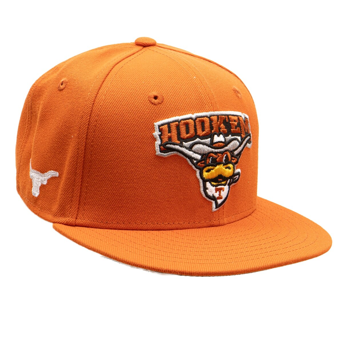 Youth New Era Texas Longhorns Vault Hook' Em Snapback Cap