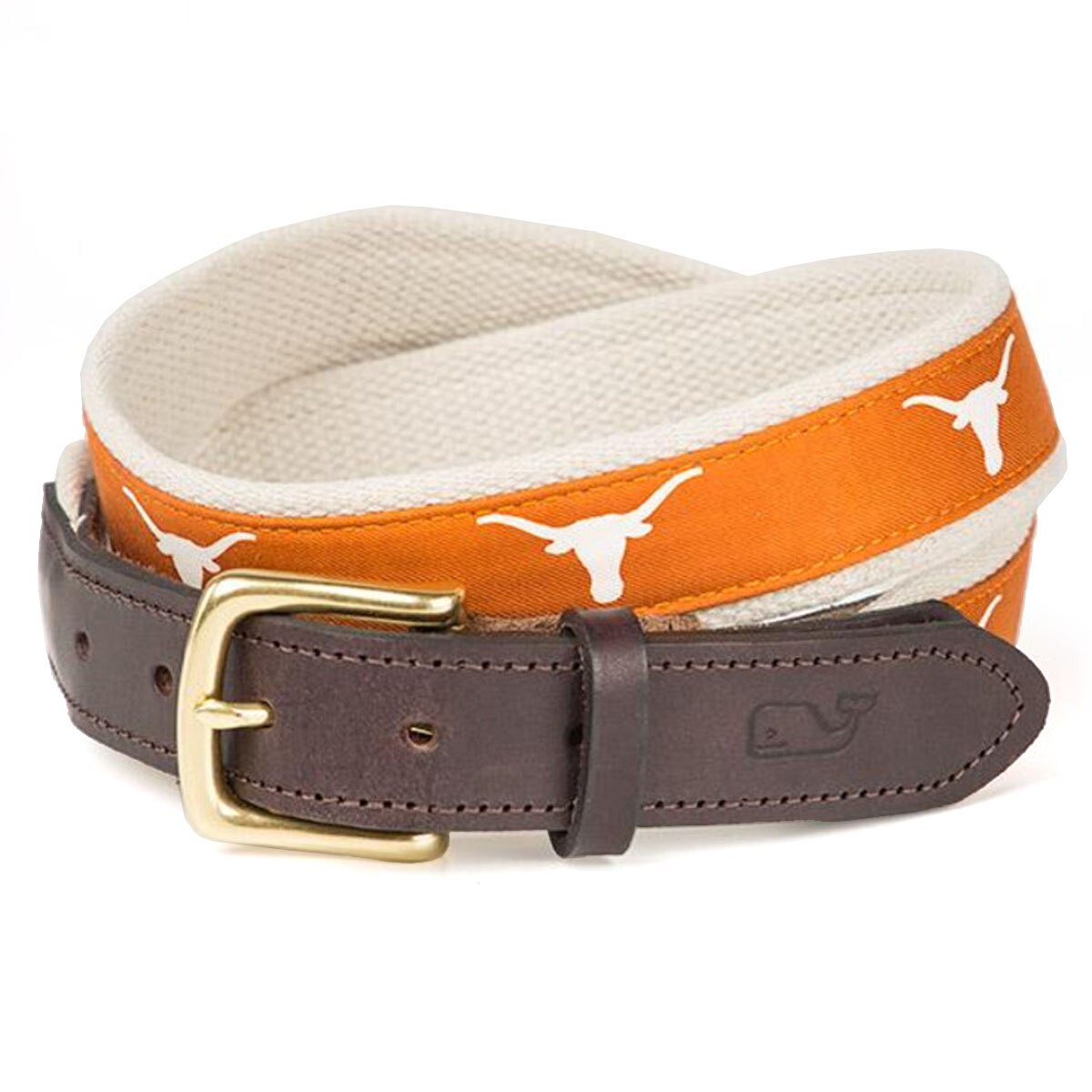 UT Austin Women’s Belt University of Texas Needlepoint Life Belt (Burnt Orange  main image 3