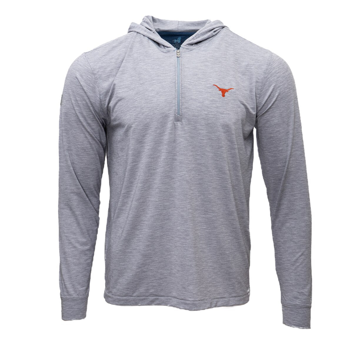 Johnnie-O Texas Longhorns Welsey Half Zip Embroidered Logo Hoodie