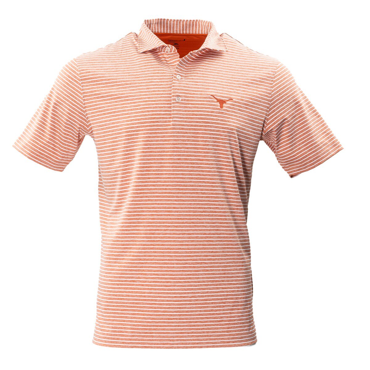 texas longhorns striped polo