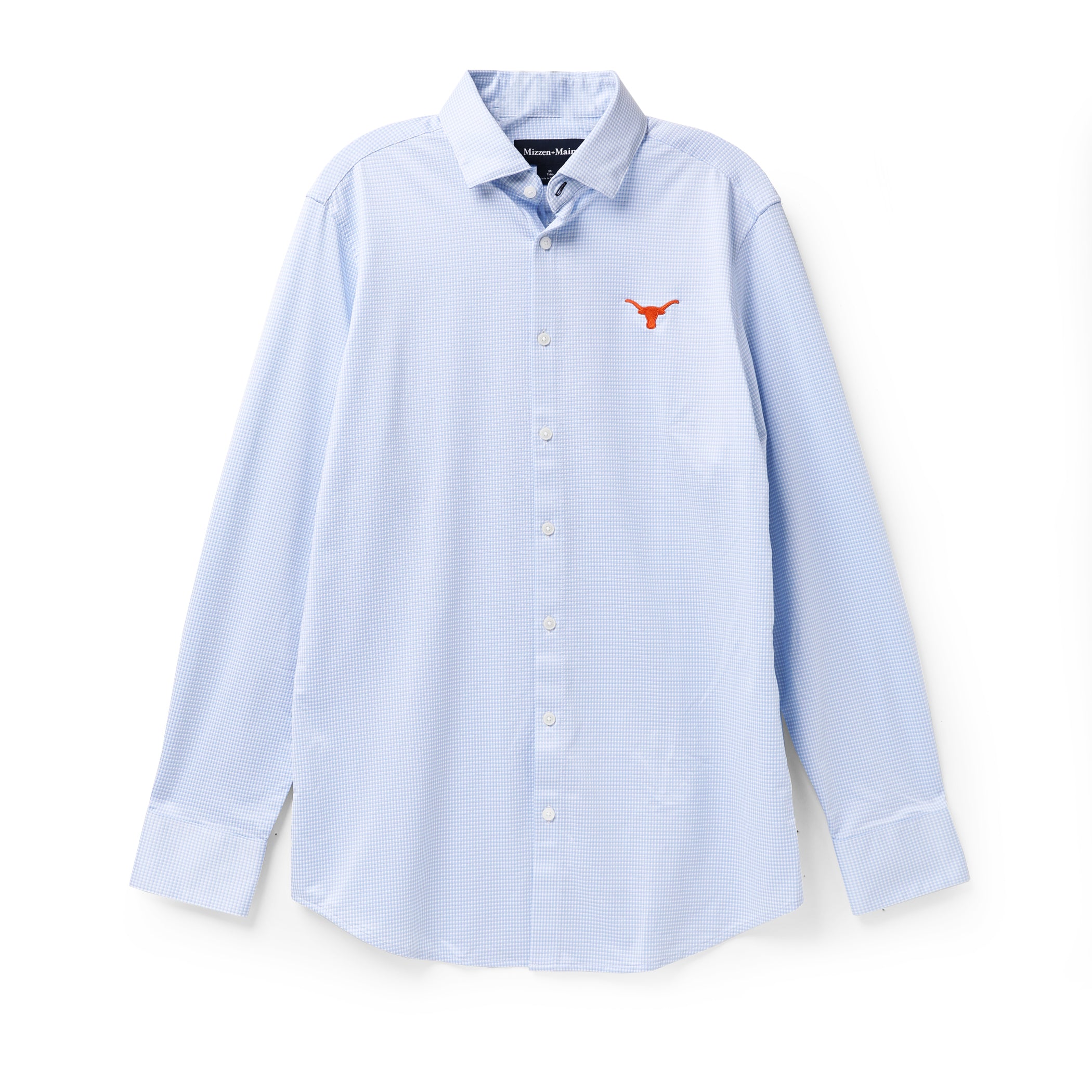 Mizzen+Main Texas Longhorns Halyard Oxford Trim Fit Dress Shirt