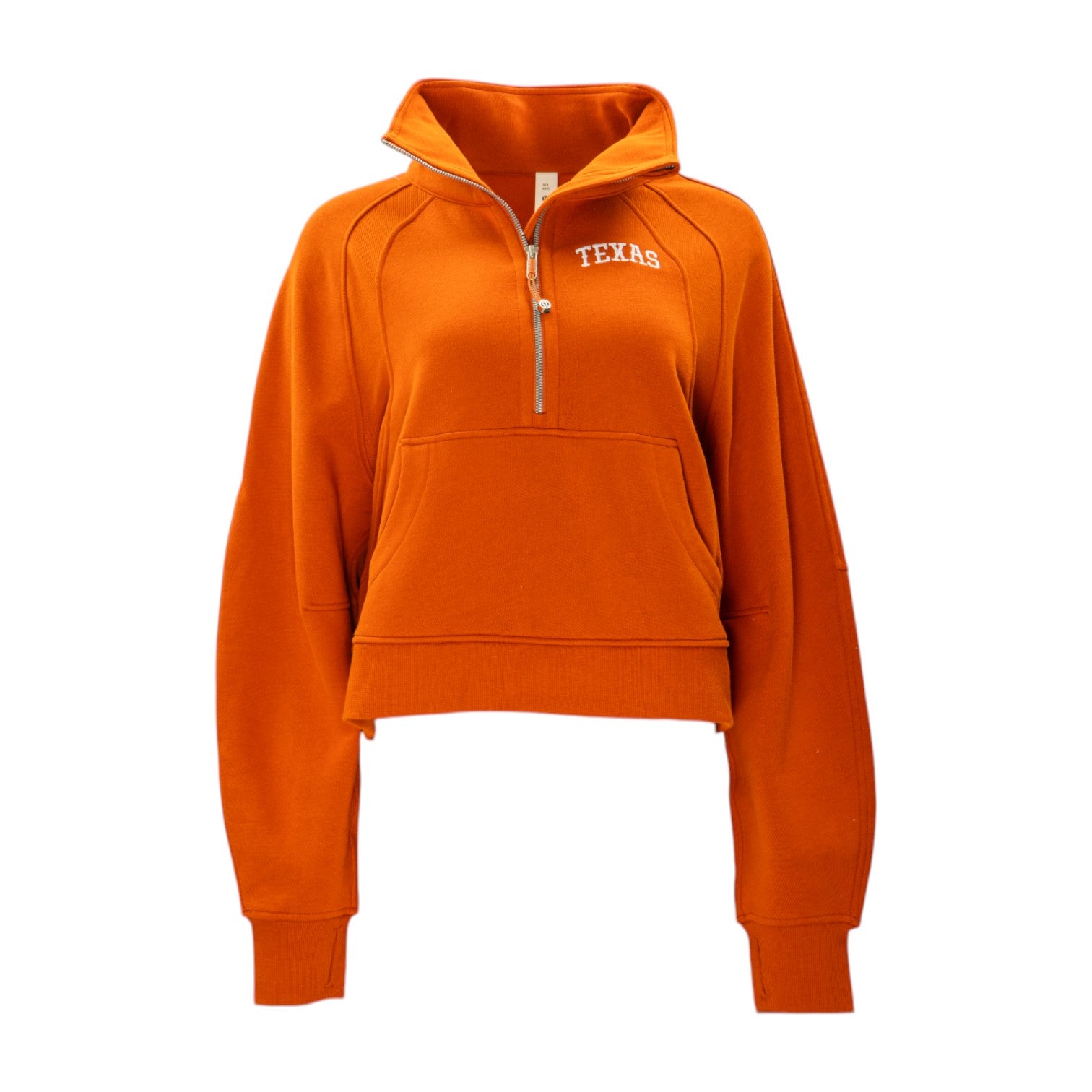 ゆぅ Lululemon Texas Longhorns Scuba Oversized Funnel Neck 1/2 Zip