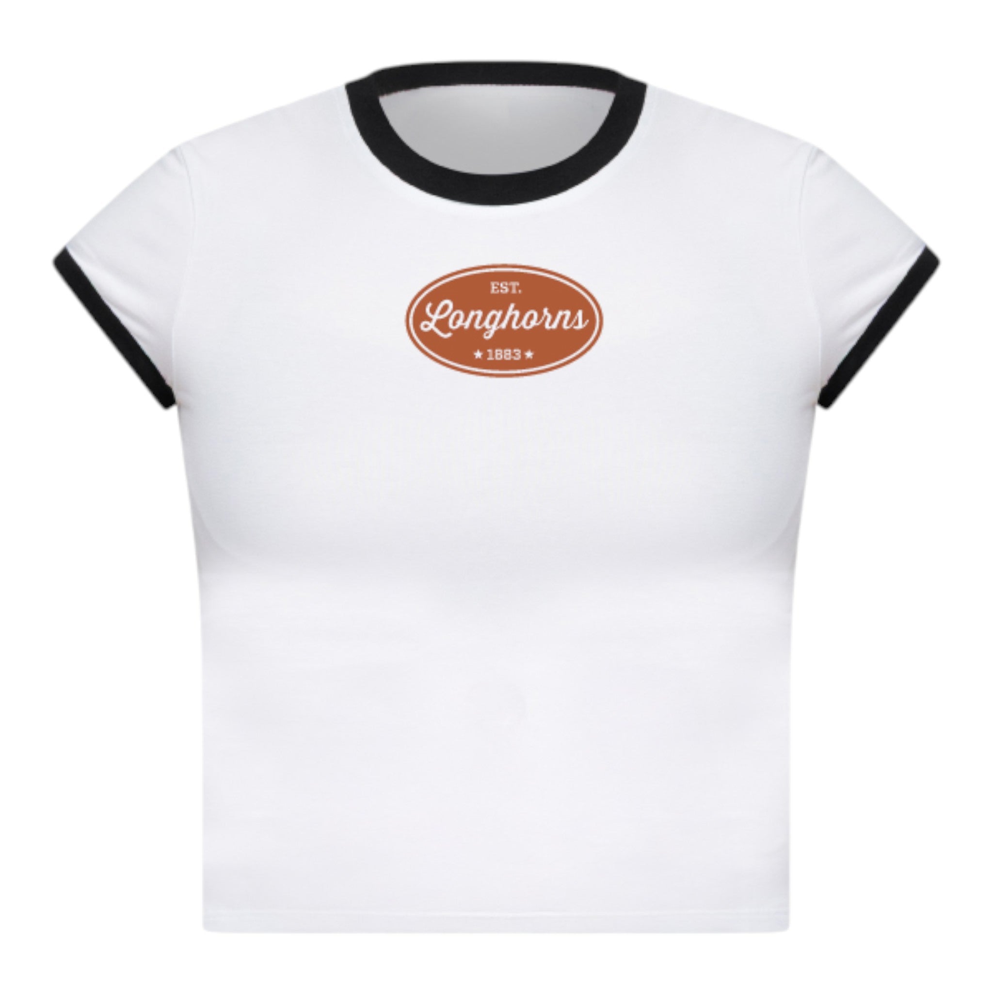 lululemon Longhorns Organic Cotton Ringer Baby Tee