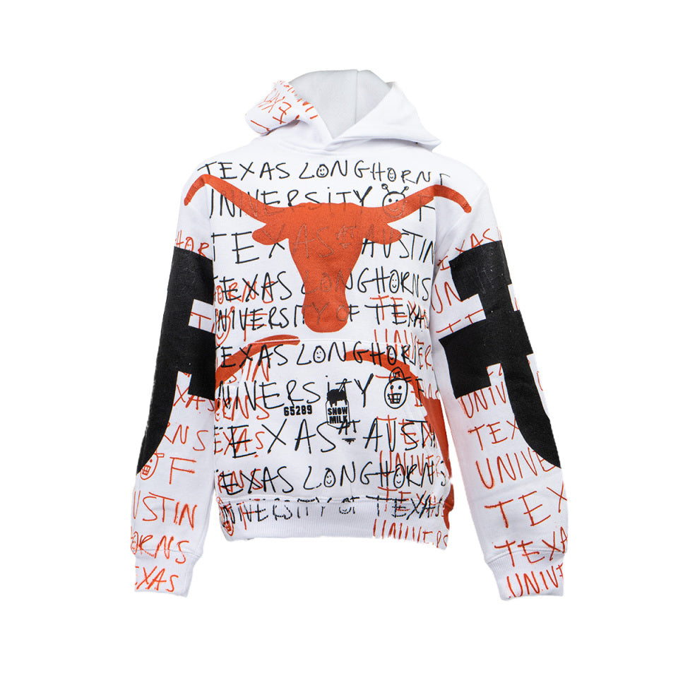 Youth Texas Longhorns Snow Milk Hoodie