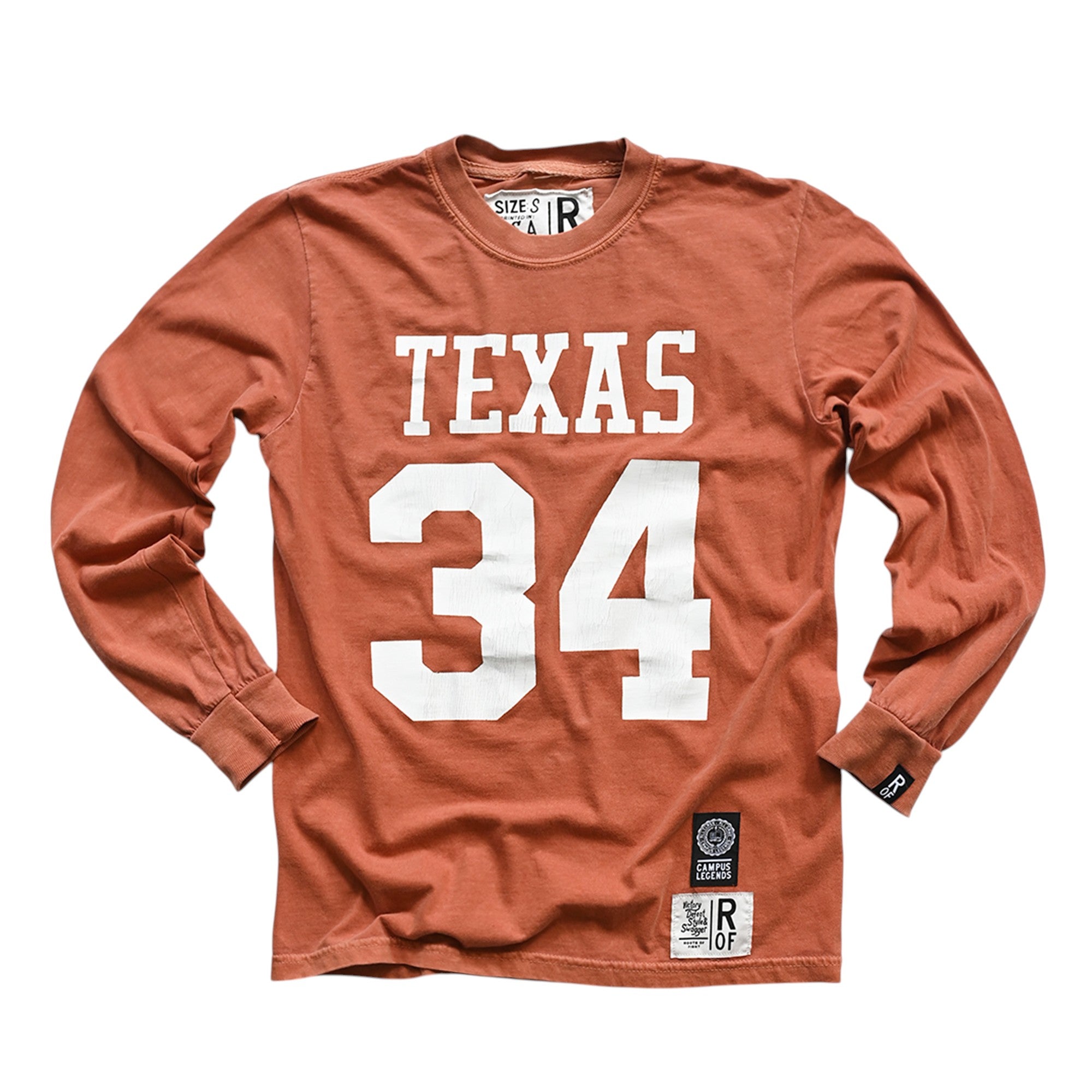 Texas Longhorns Ricky Williams Long Sleeve Tee | University Co-op