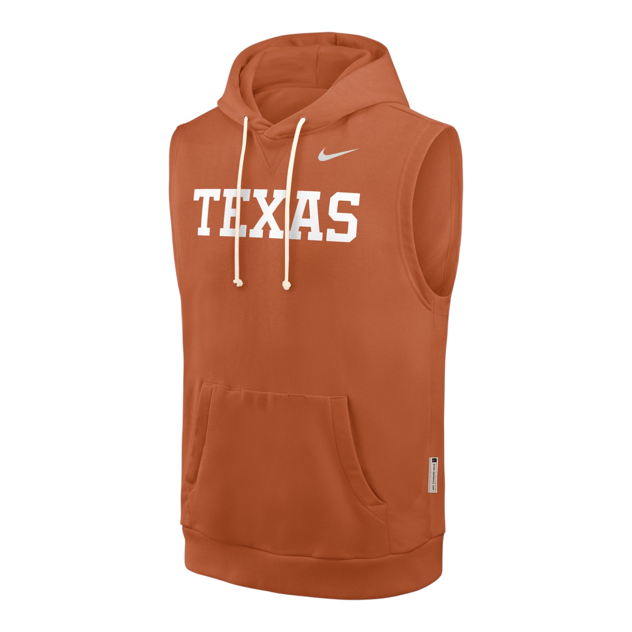 Nike Texas Longhorns Sideline Block Sleeveless Fleece Hoodie