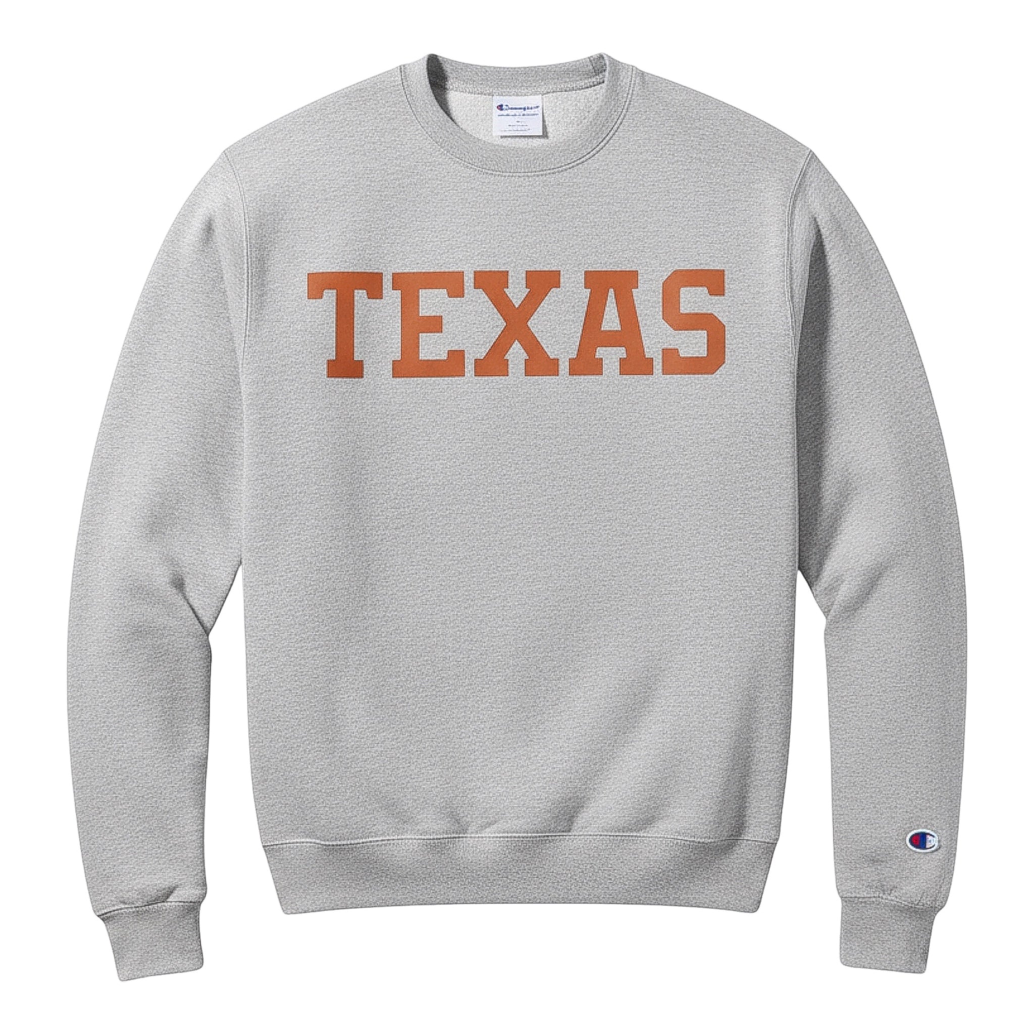 Champion Texas Longhorns Block Crewneck Fleece