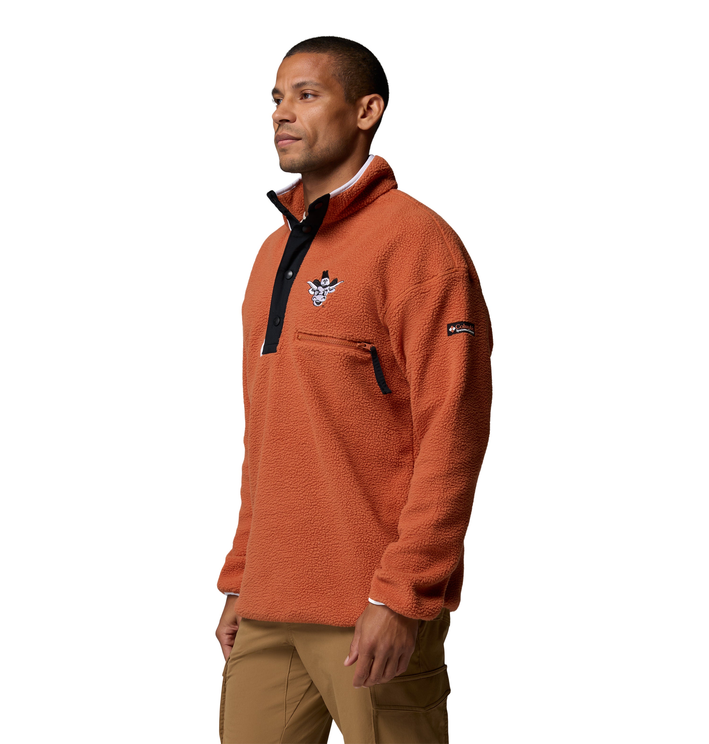 Columbia Texas Longhorns Vault Helvetia Fleece Half Zip