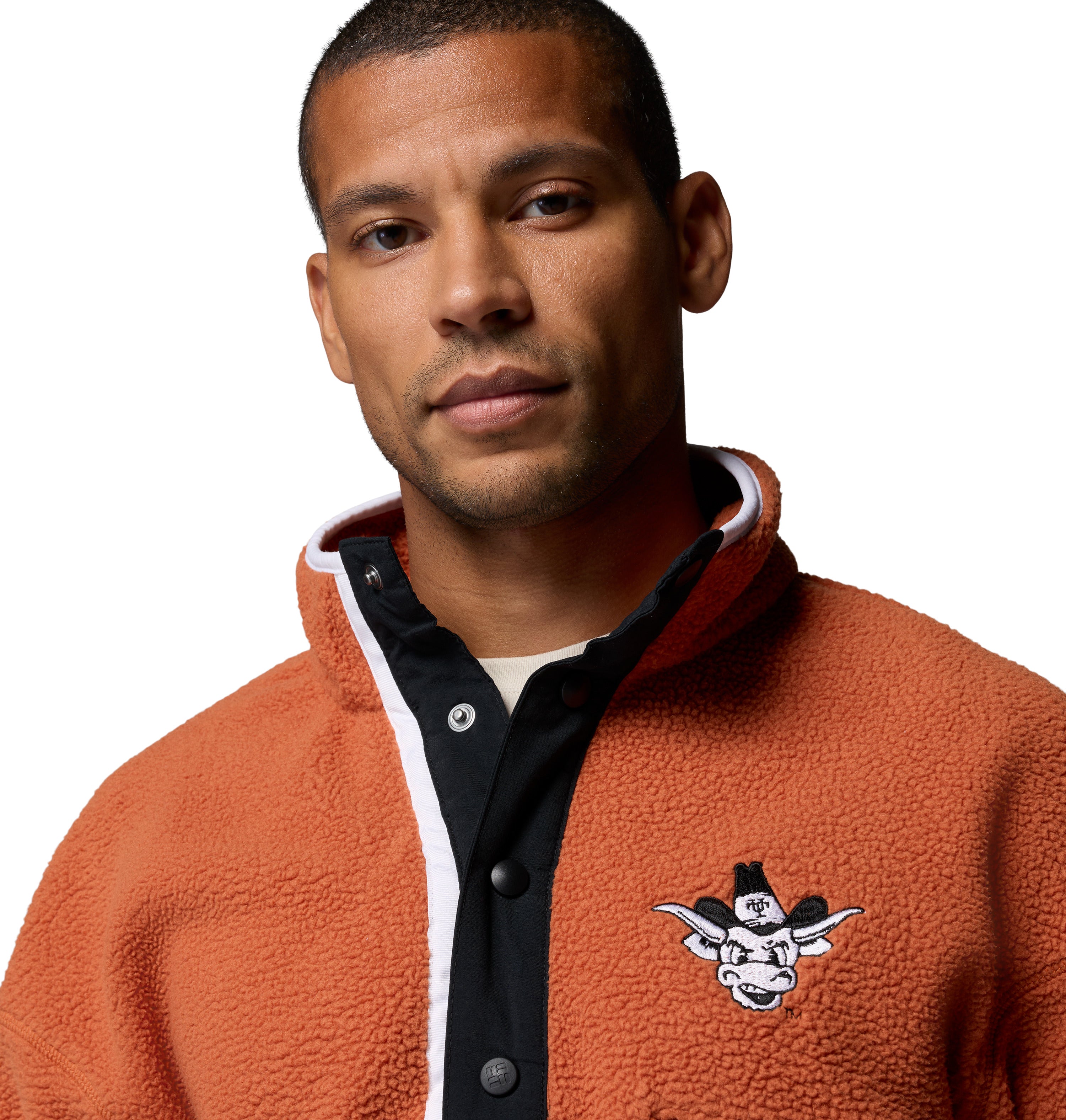 Columbia Texas Longhorns Vault Helvetia Fleece Half Zip