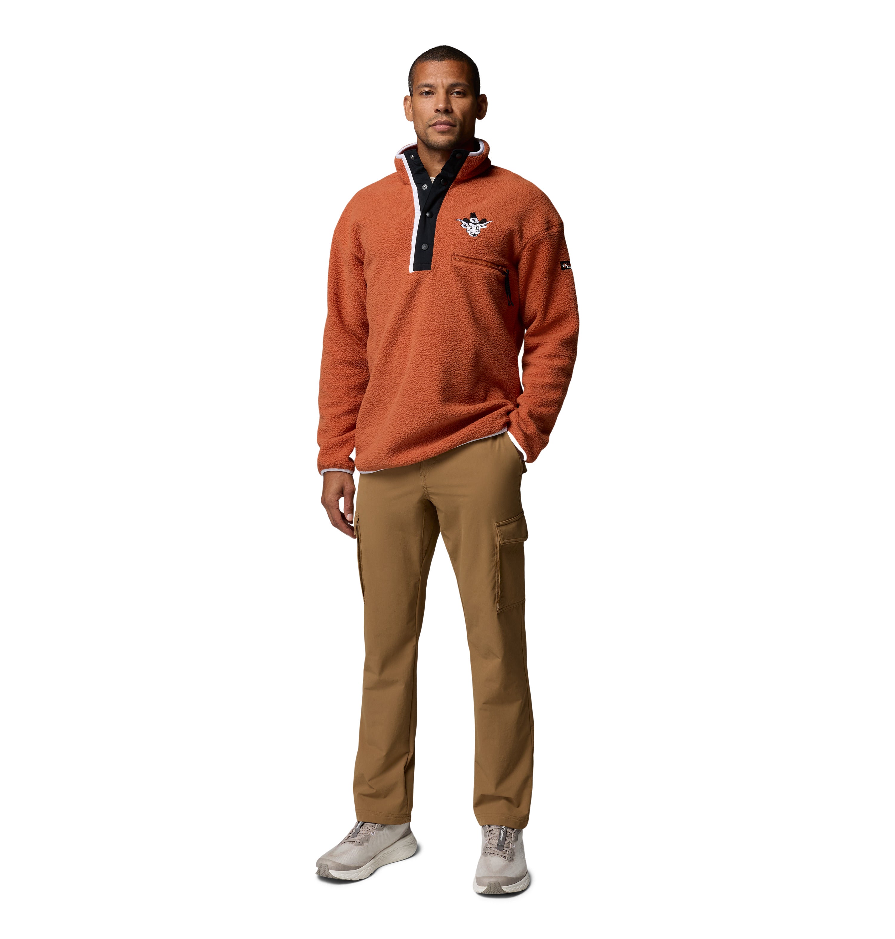 Columbia Texas Longhorns Vault Helvetia Fleece Half Zip