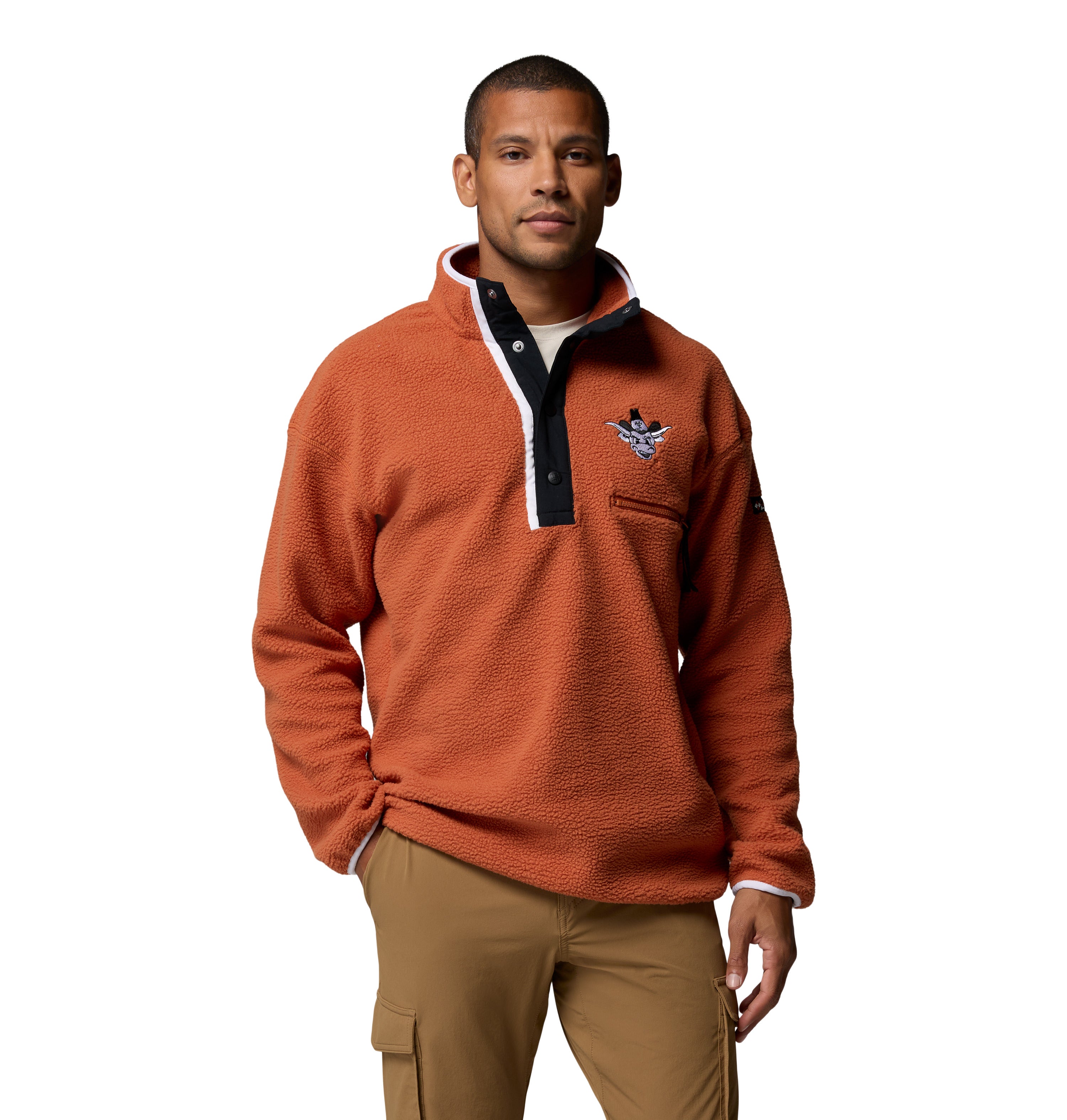 Columbia Texas Longhorns Vault Helvetia Fleece Half Zip