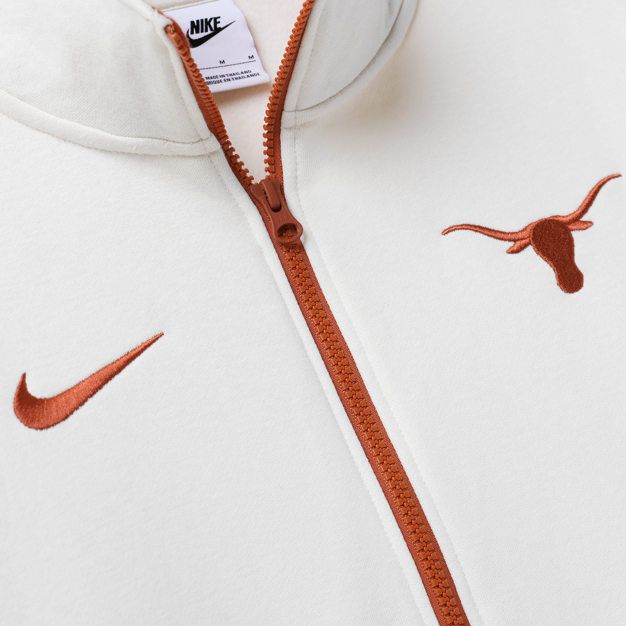 Nike Texas Longhorns Primetime Club Primary Logo Fleece Half Zip