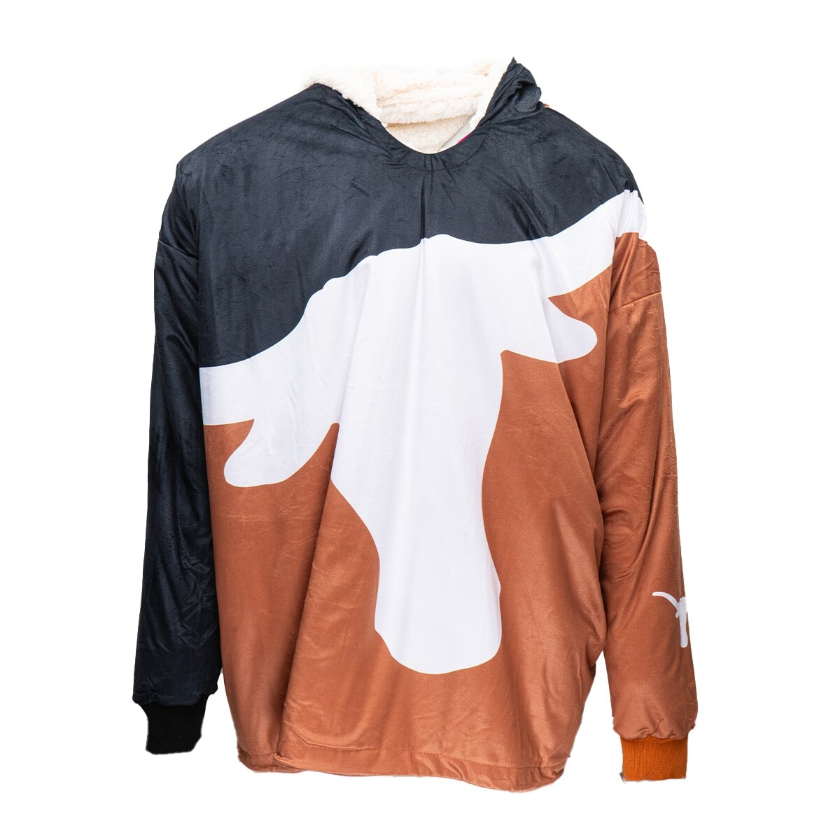 Texas Longhorns Reversible Colorblock Blanket Fleece Hoodeez