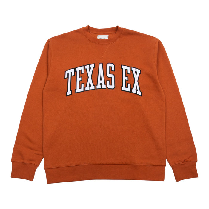 Texas Exes Big Cotton Logo Fleece Crew