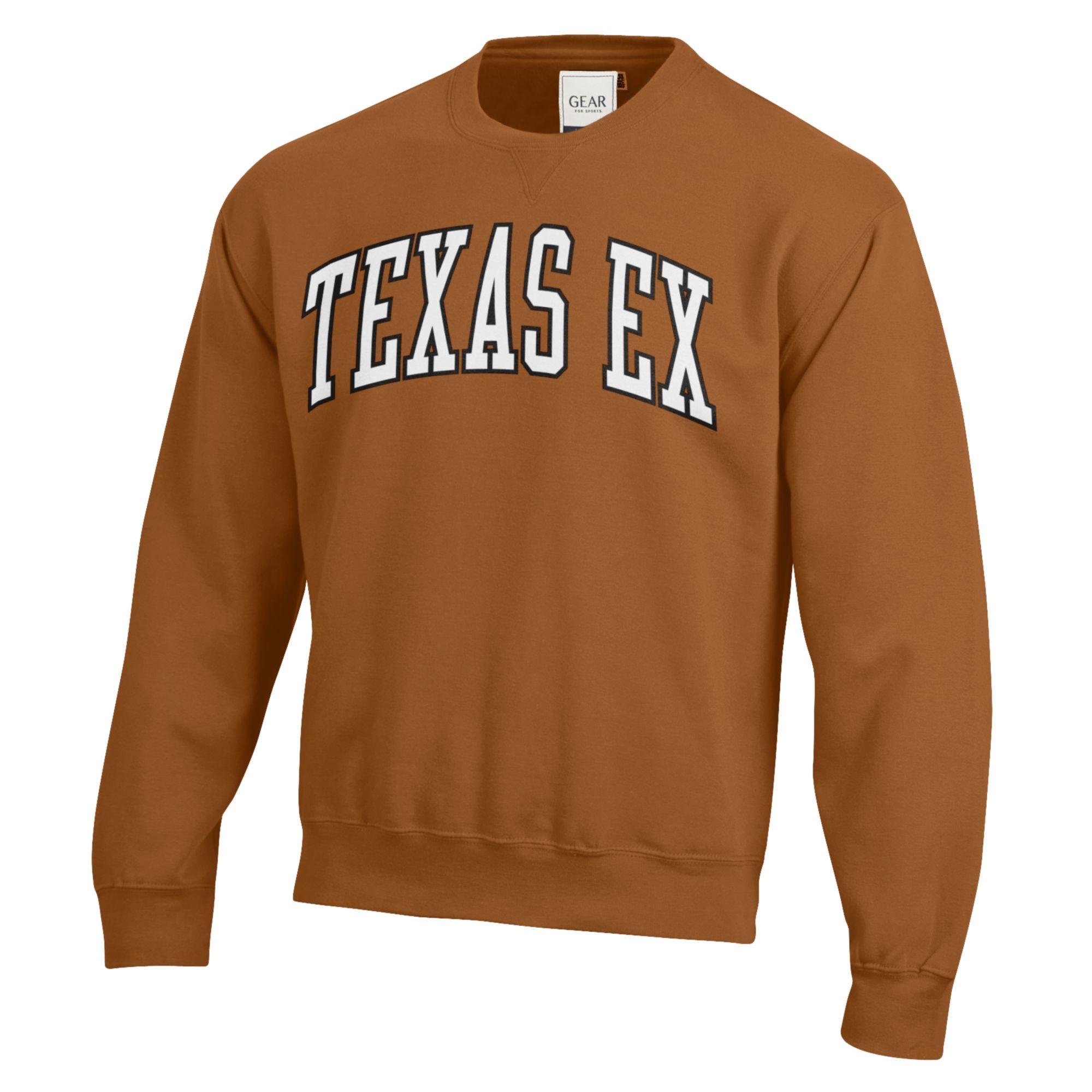 Texas Exes Big Cotton Logo Fleece Crew