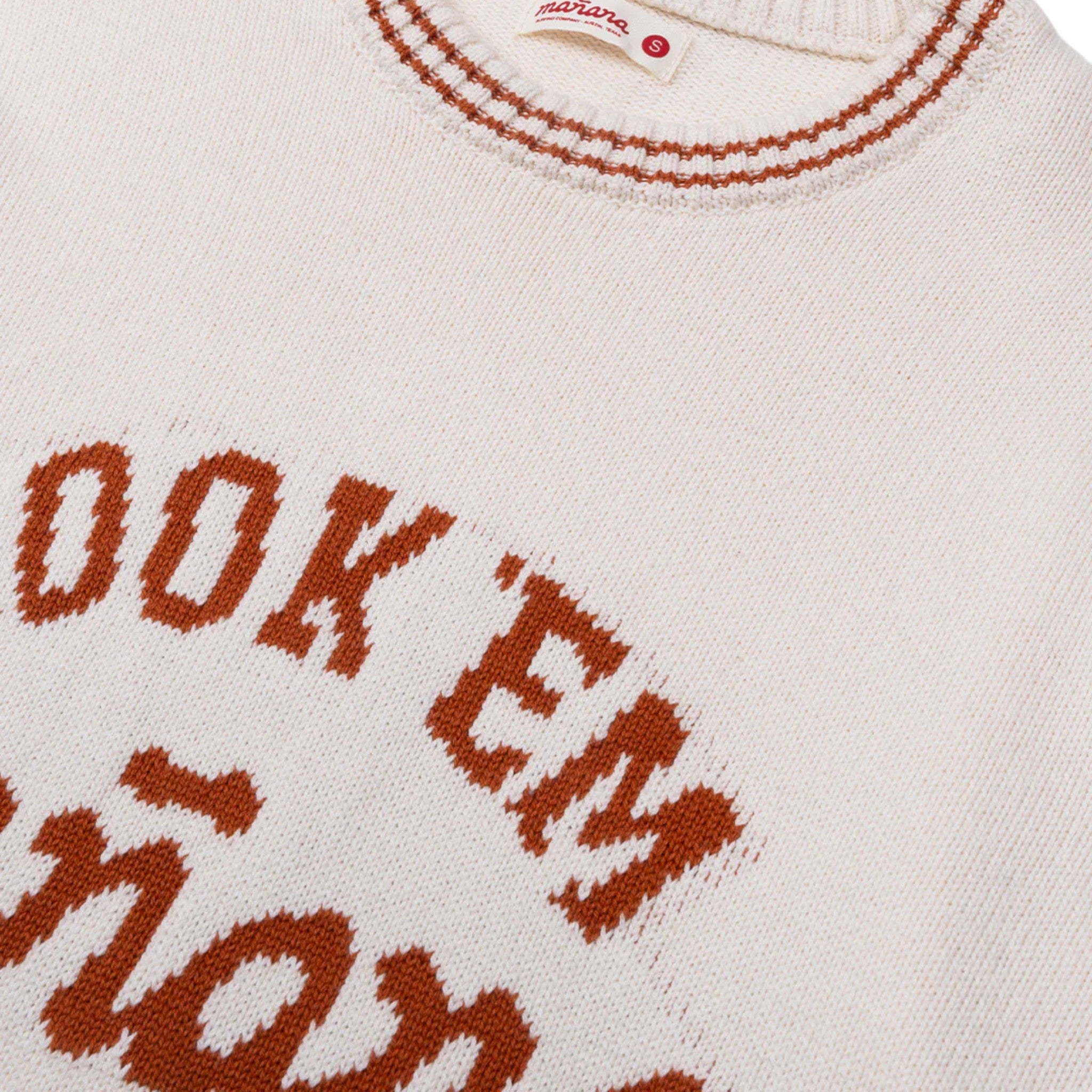 mañana Hook 'Em Knit Fleece Sweater