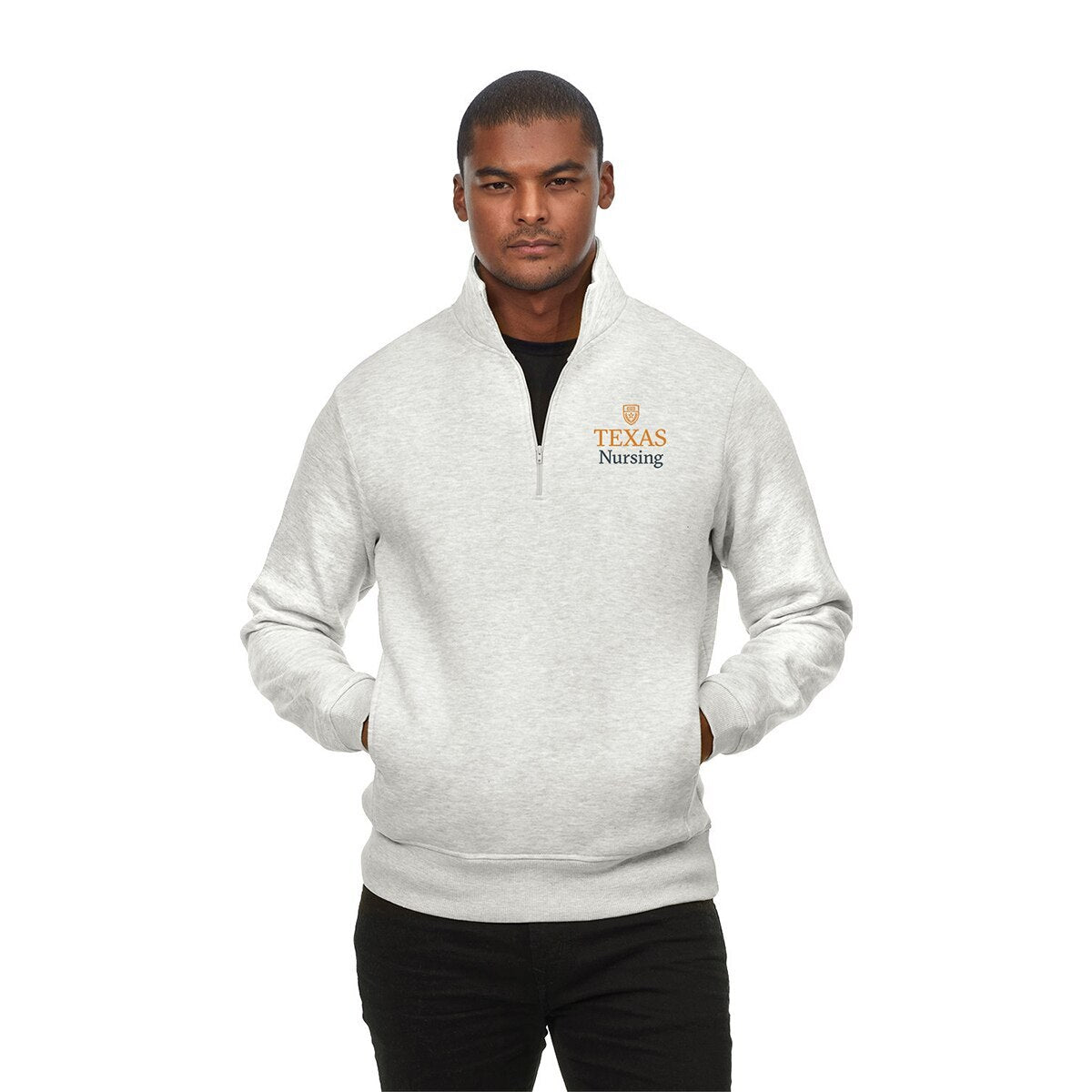 University of Texas School of Nursing Fleece Quarter Zip