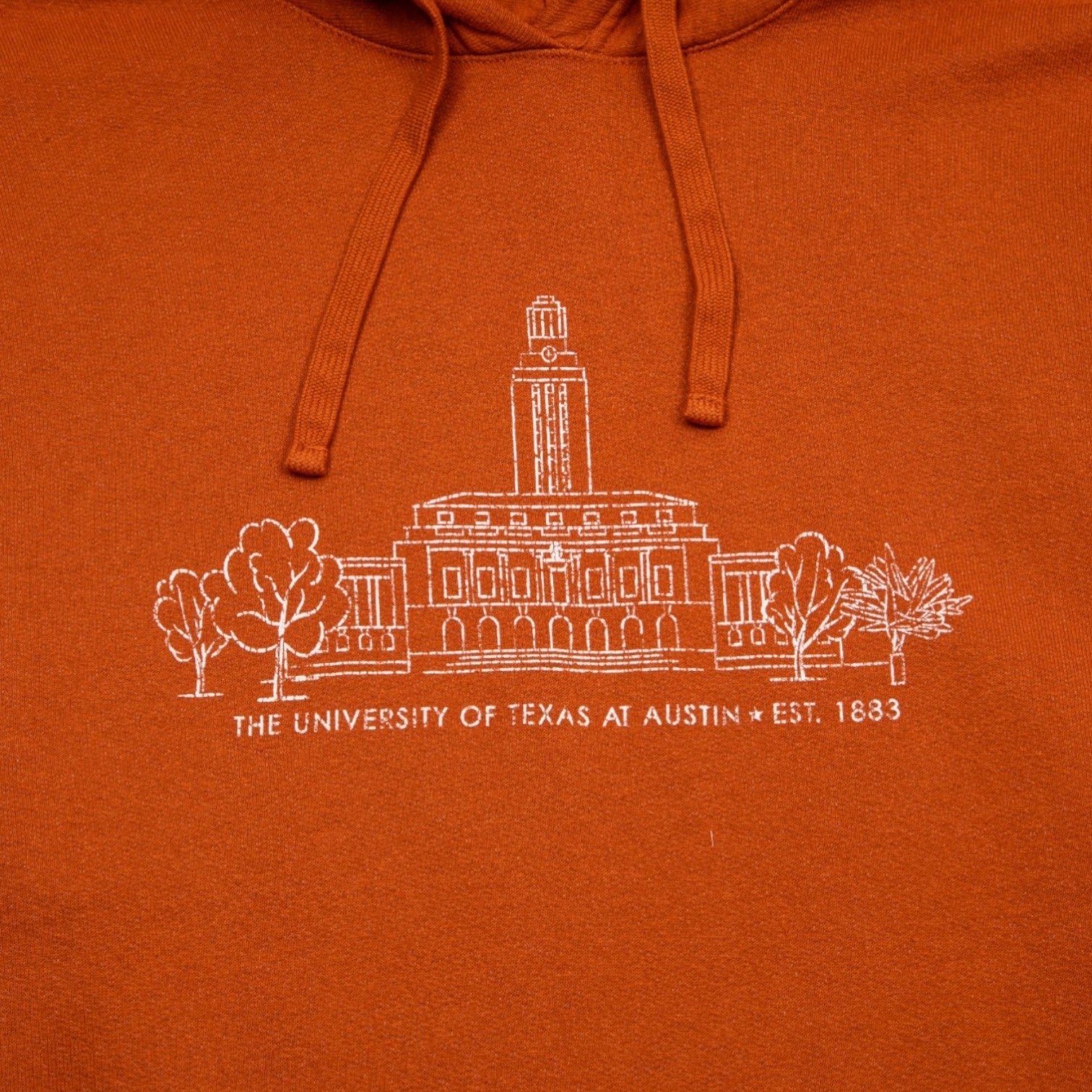University of Texas Skyline ComfortWash Fleece Hood
