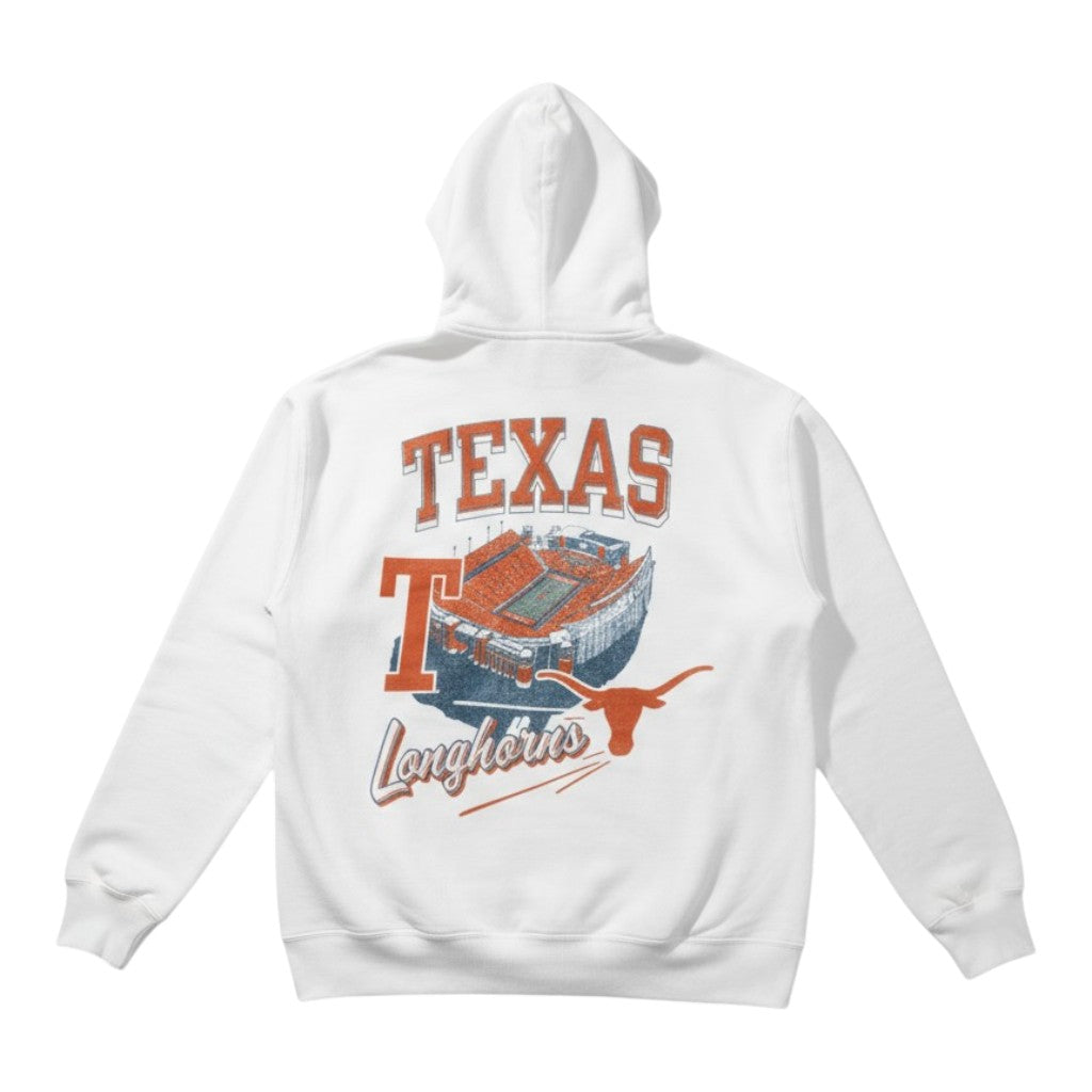 Texas Longhorns Retro Running Fleece ComfortWash Hood