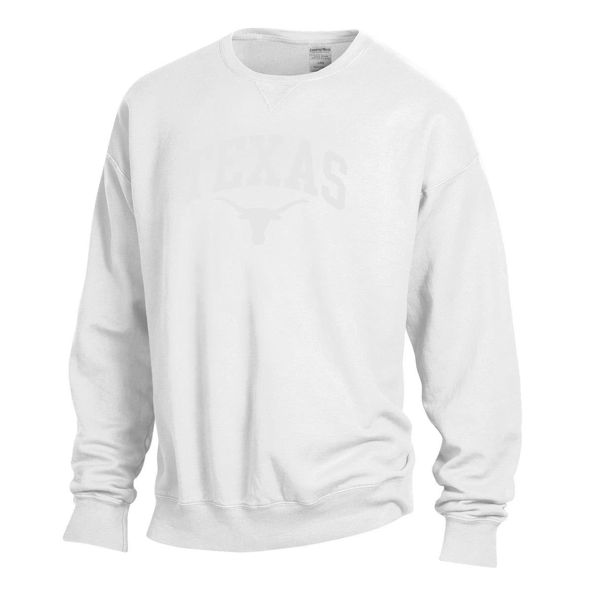 Arch Texas Over Longhorn ComfortWash Suede Puff Crewneck