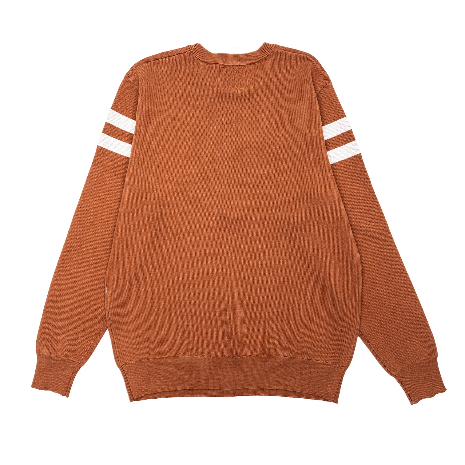 Homefield Texas Longhorns Tri- Stripe Knit Crewneck Sweatshirt