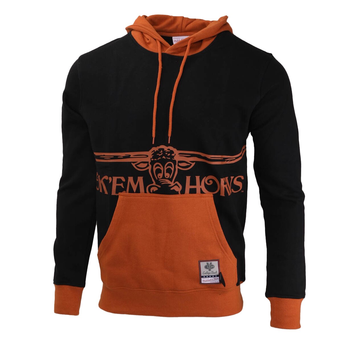 Mitchell & Ness Texas Longhorns Big Face Vault Fleece Hoodie