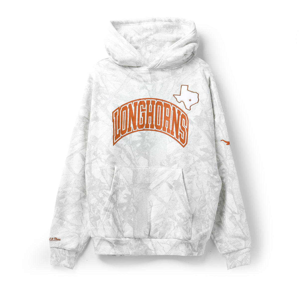 Mitchell & Ness Texas Longhorns Ghosted Camo Fleece Hoodie