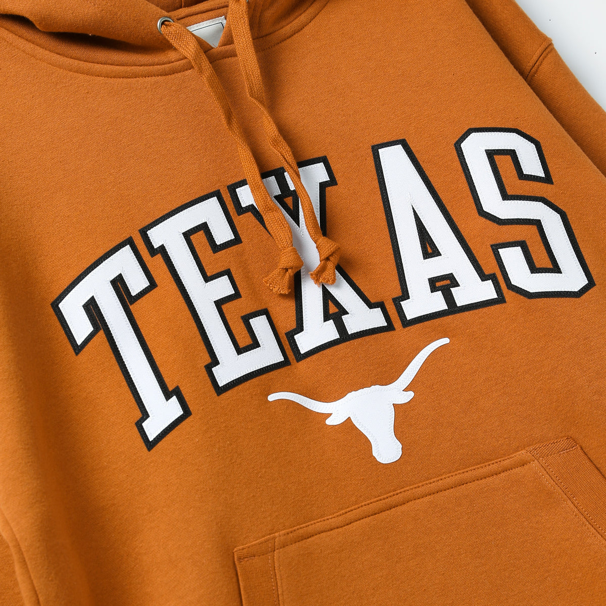Texas Longhorns Arch Texas Applique Big Cotton Hoodie