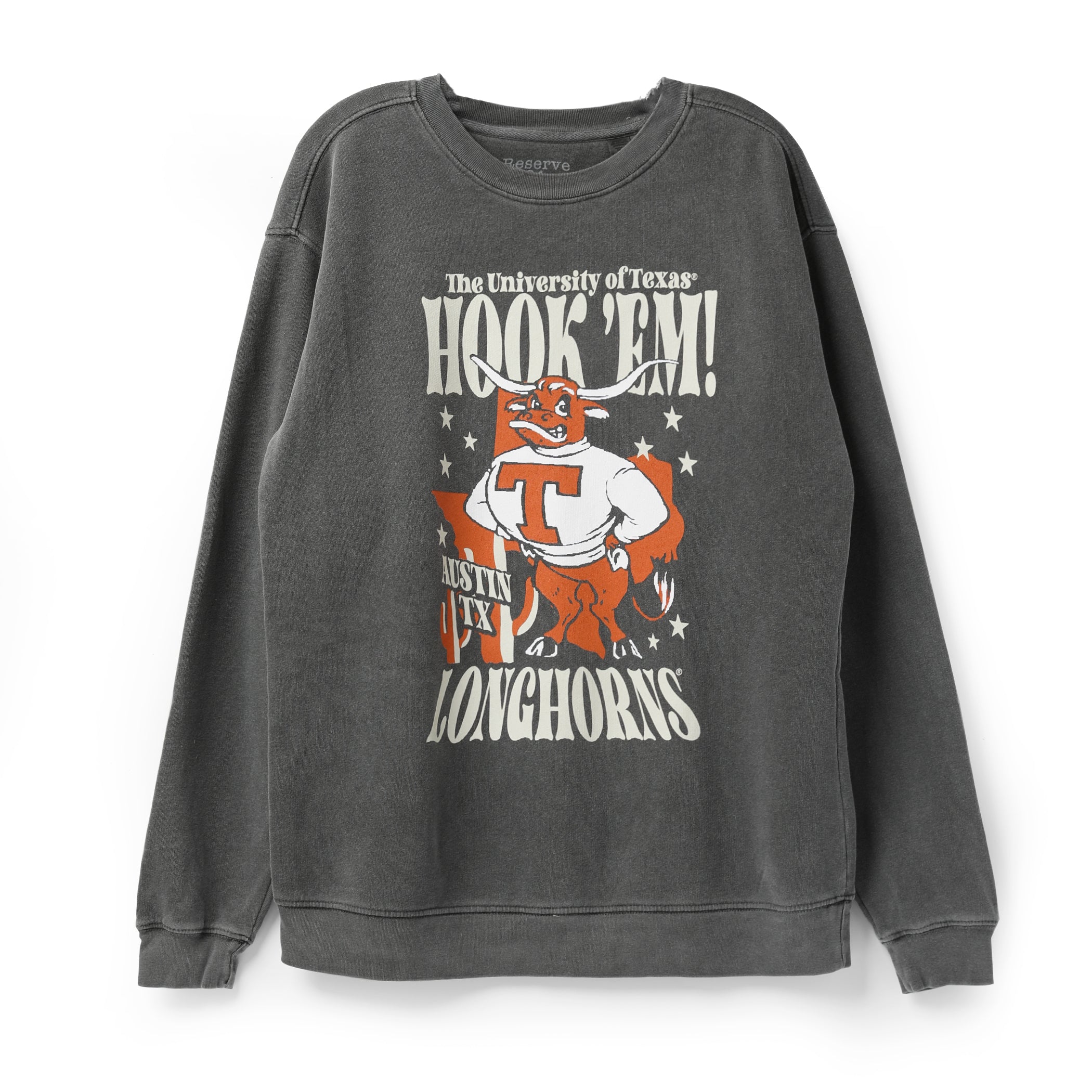 Texas Longhorns Max Serious Bevo Fleece Crew