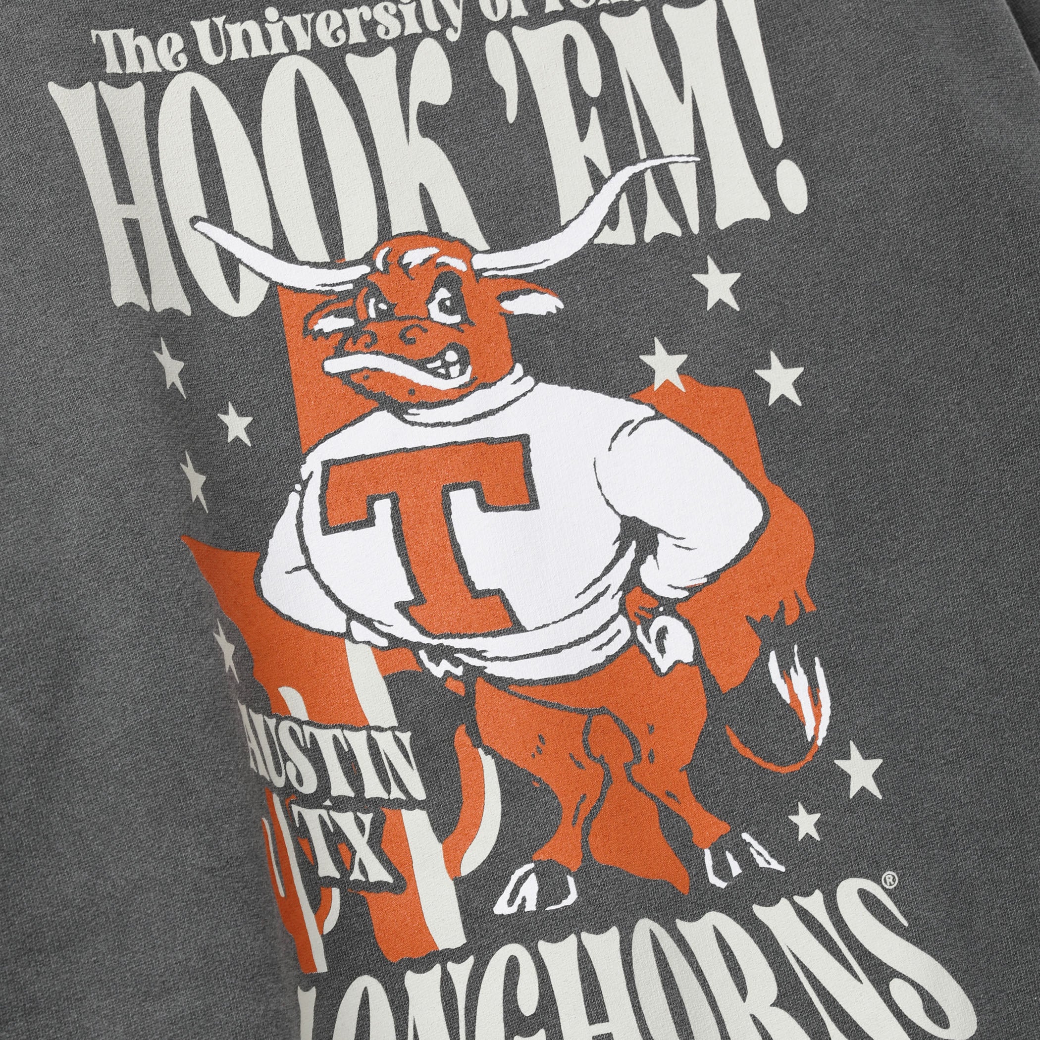 Texas Longhorns Max Serious Bevo Fleece Crew