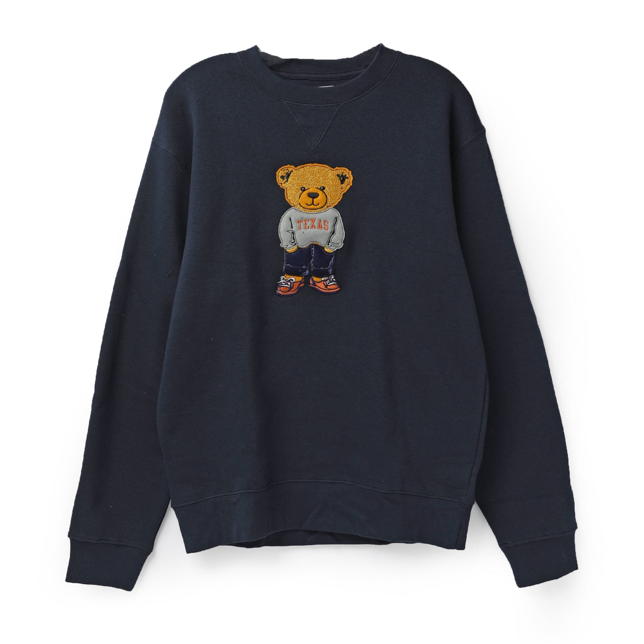 Texas Longhorns Gear Embroidered Bear Crew