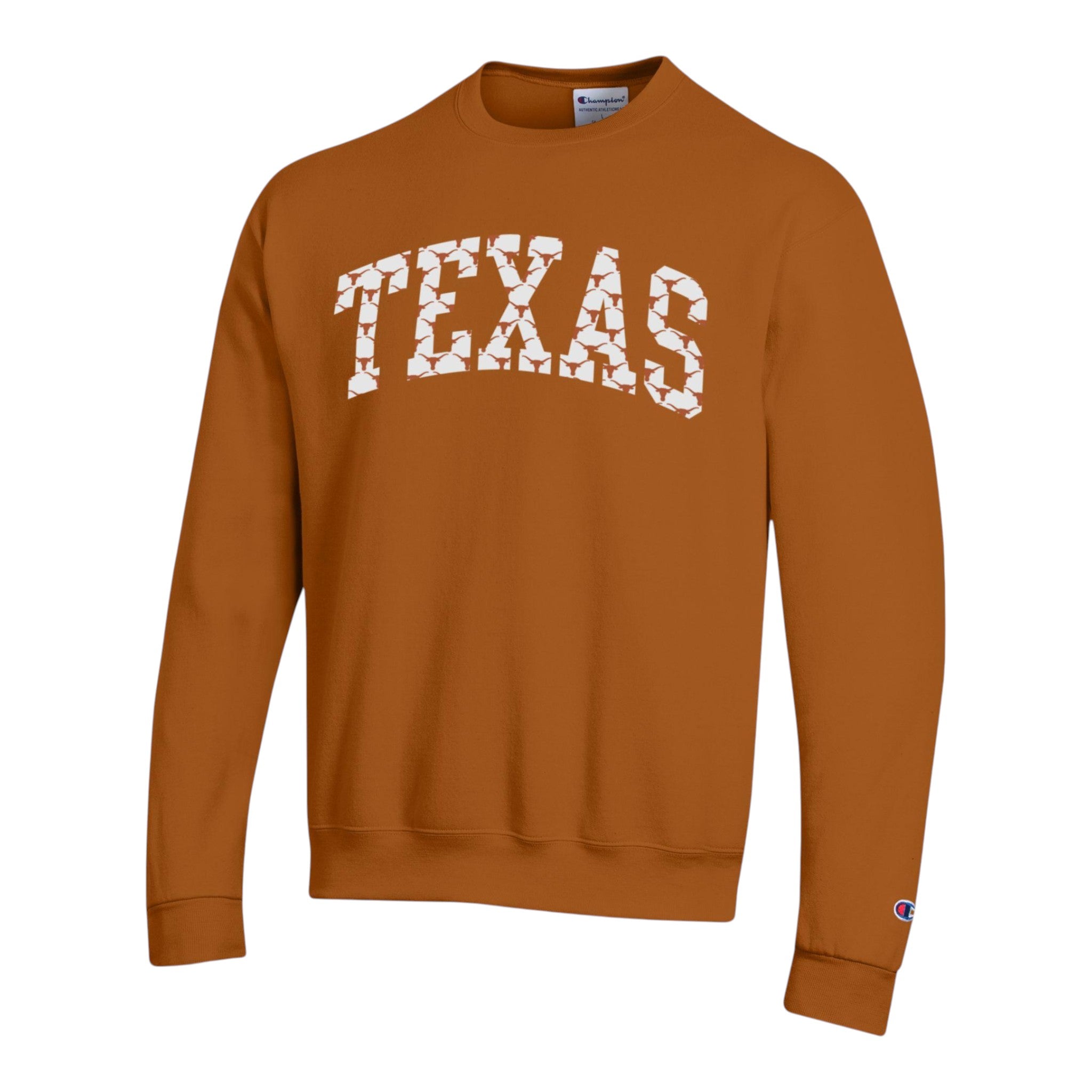 Champion Texas Longhorns Sublimated Bevos Fleece Crew