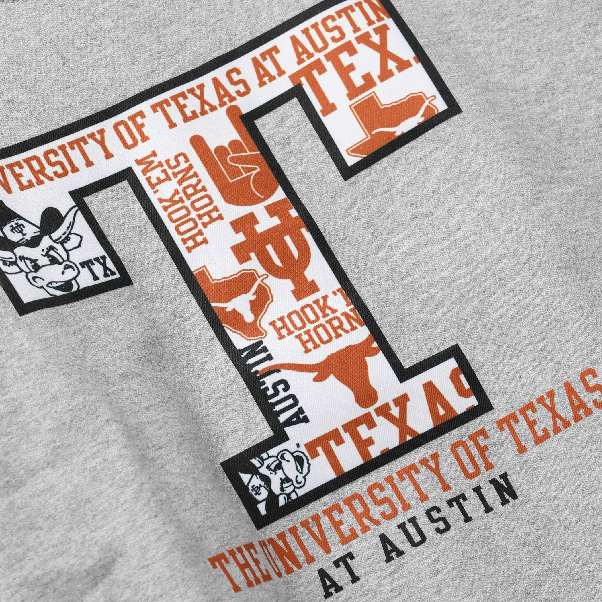 Champion Texas Longhorns "T" Community Logos Fleece Crew
