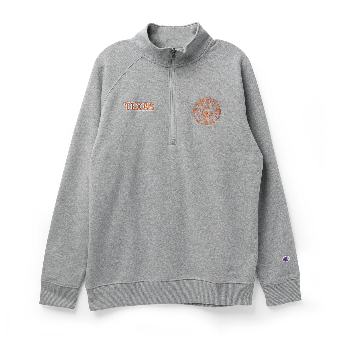 Champion Texas Longhorns Block Presidential Seal Fleece Quarter Zip