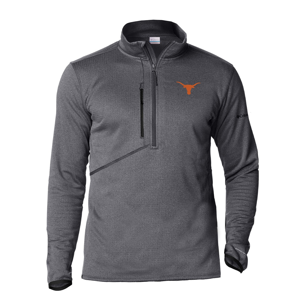 Columbia Texas Longhorns Columbia Park View Omni-Wick Half-Zip Top