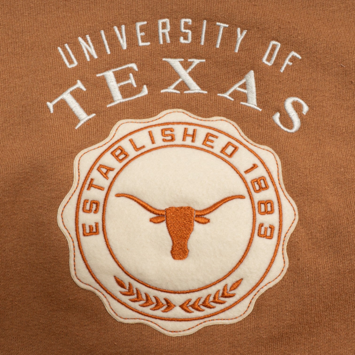 Champion Texas Longhorns Crew Faux Seal Fleece